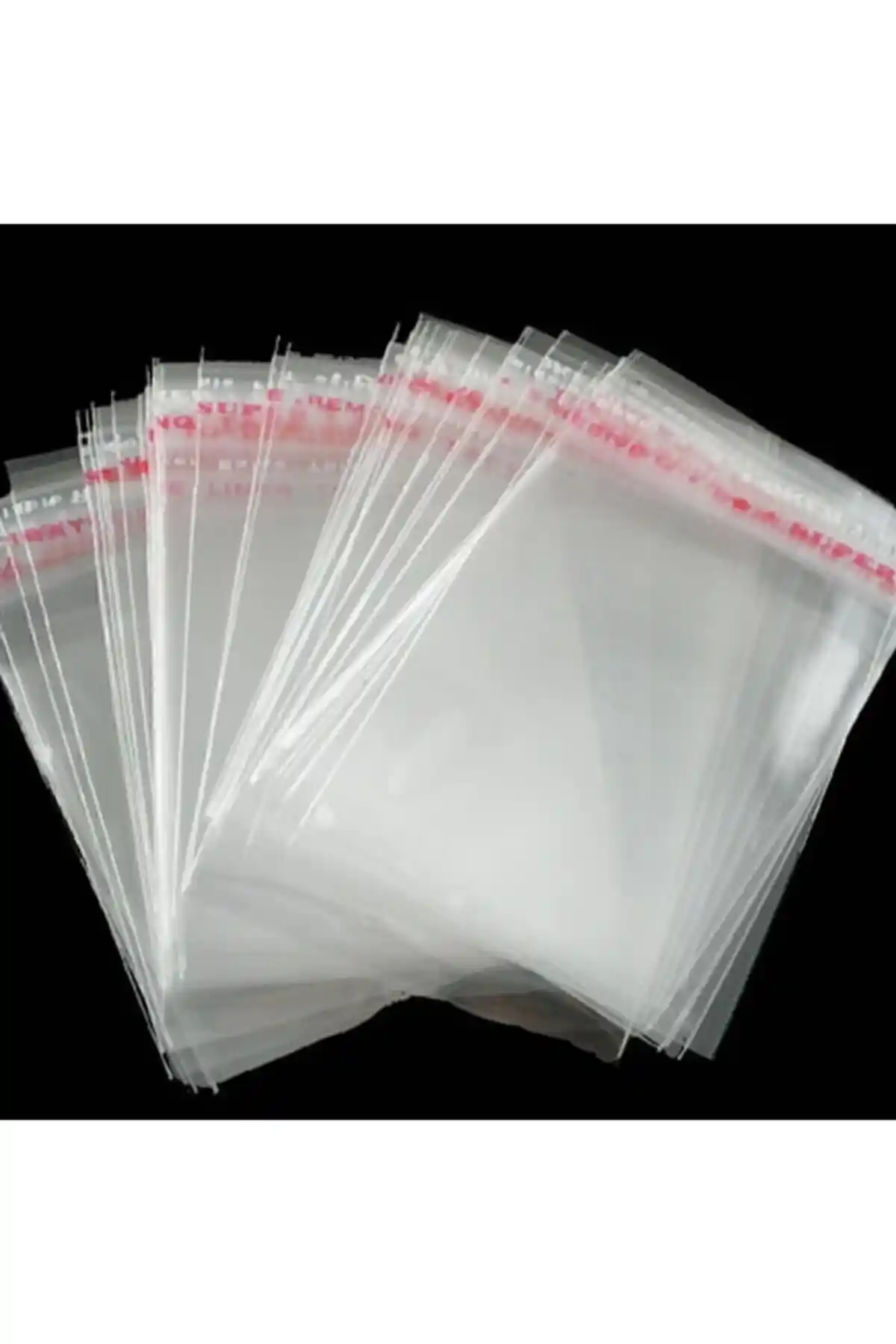 Genel Markalar Şeffaf Yapışkanlı Çeyiz Poşeti 35x50 cm Saklama ve Düzenleme Çözümü