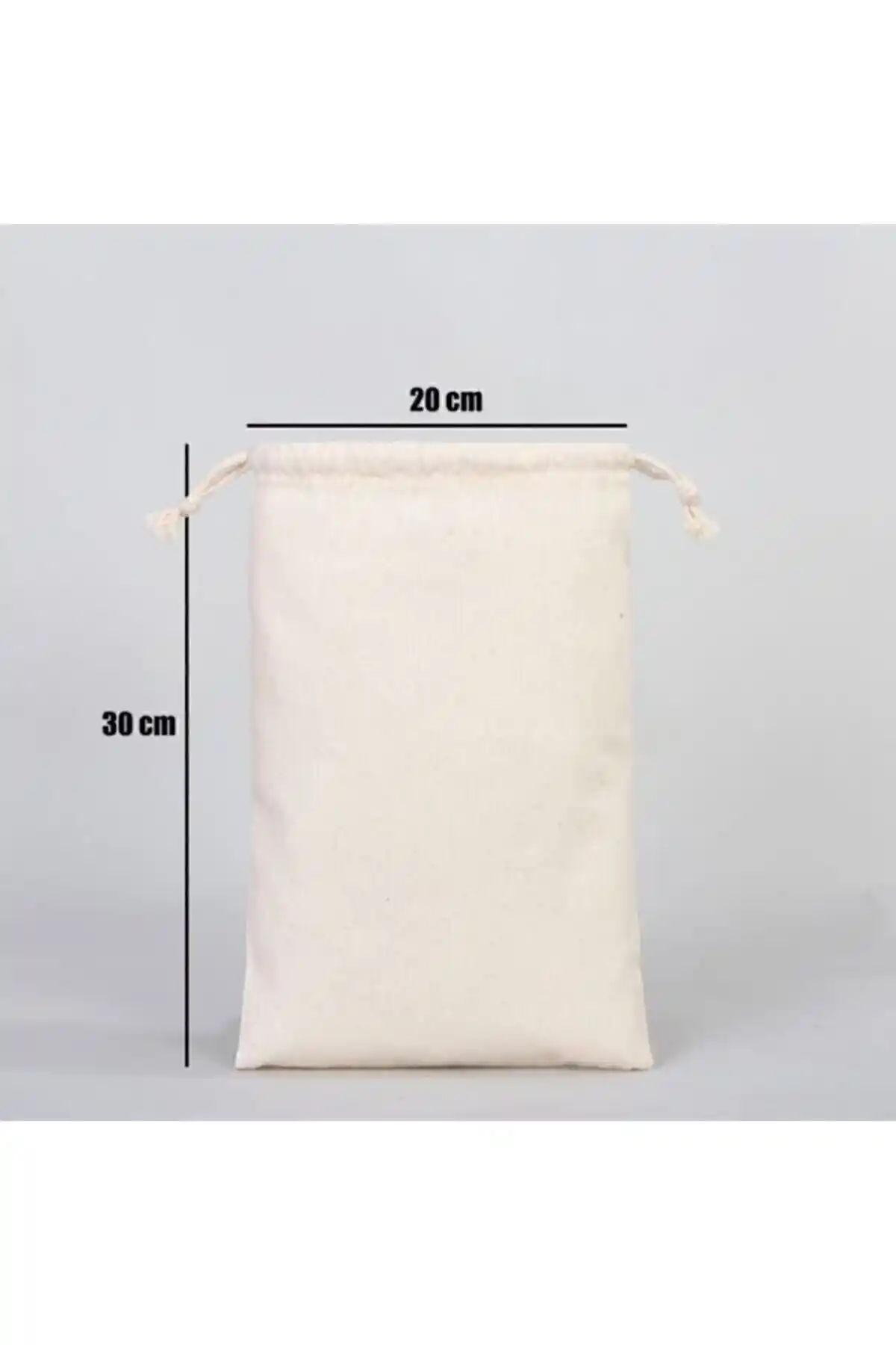 Gıda Saklama İçin 10 Adet 20x30 cm Bez Kese Kuru Bakliyat ve Meyve Saklama Torbası