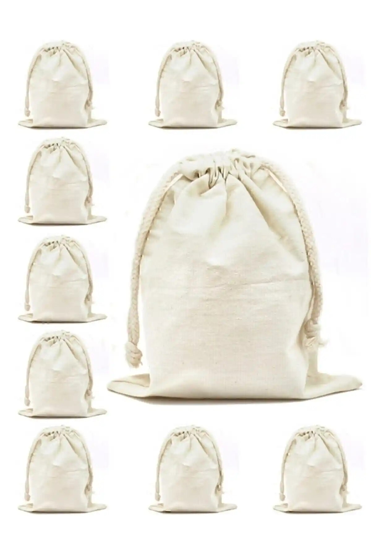 Giza Tekstil ve Han Collection Bez Torbaları Karşılaştırması 30x40 cm Organizerler