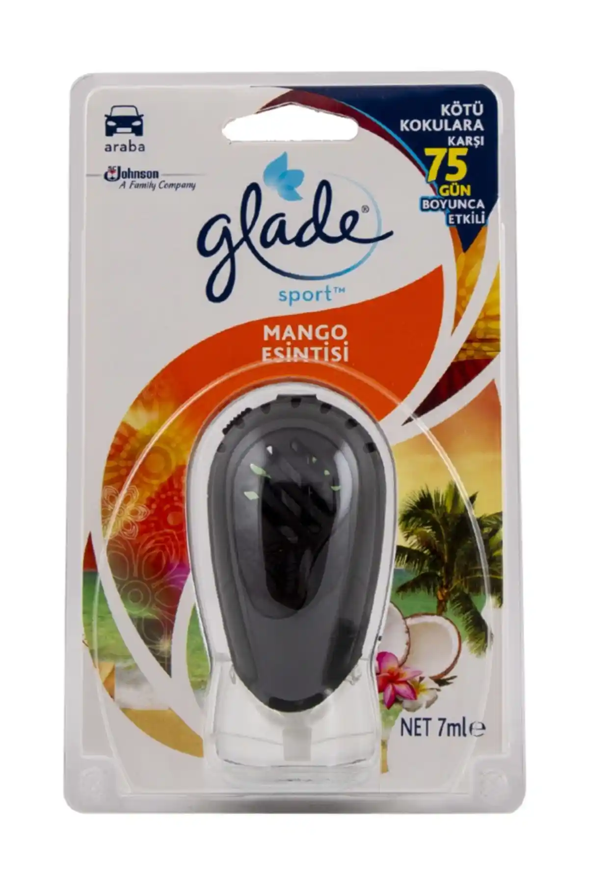 Glade Sport Mango Oto Kokusu: Ferah ve Kalıcı Araç İçi Koku Deneyimi