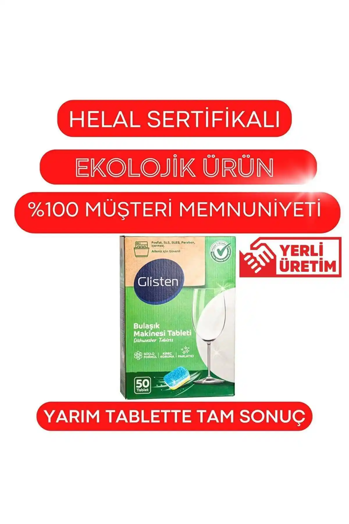 Glisten ve Mom's Green Bulaşık Tableti Karşılaştırması: Temizlik ve Doğallık Analizi