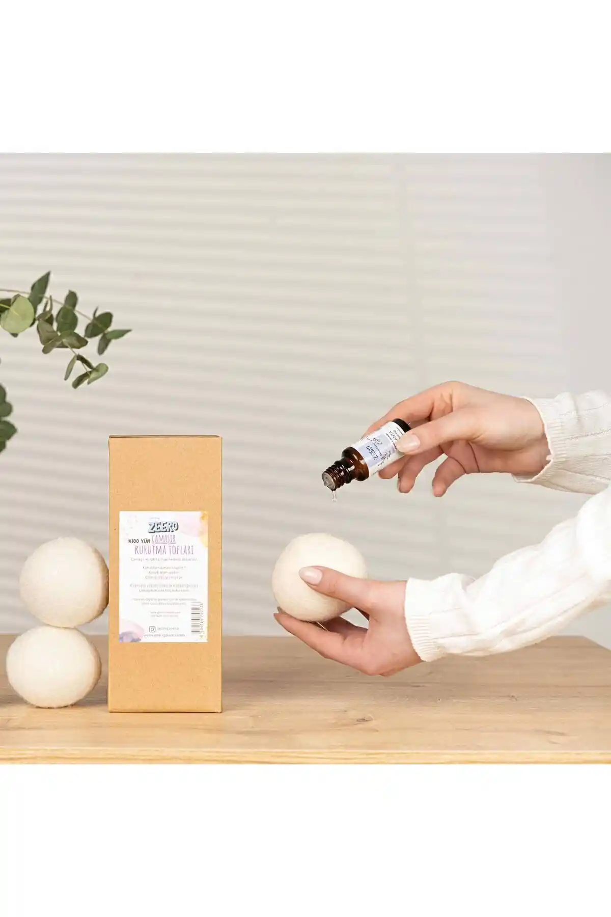 Going Zeero Yün Kurutma Topu ve Lavanta Yağı Seti Çevre Dostu Kurutma Çözümü