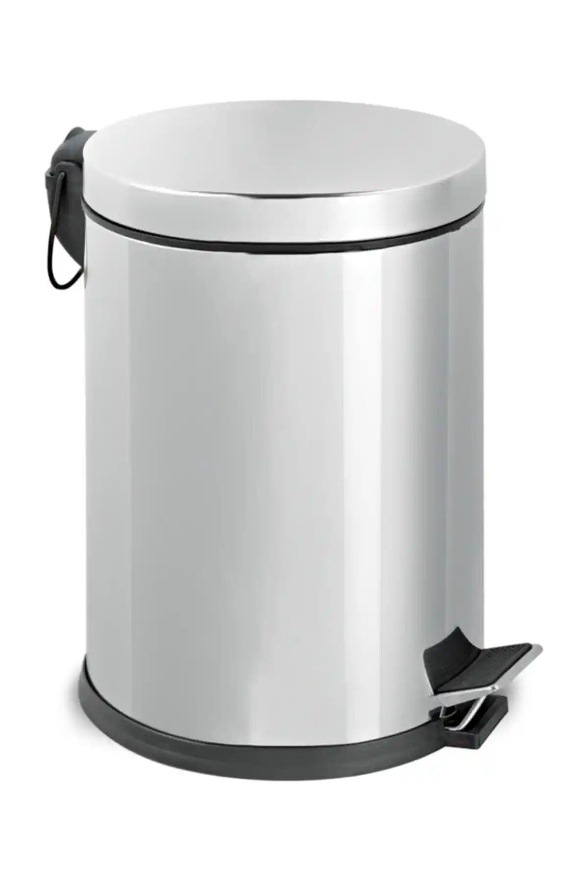 GörSeç Paslanmaz Çelik Pedallı 12 Litre Çöp Kovası - Dayanıklı ve Şık Tasarım