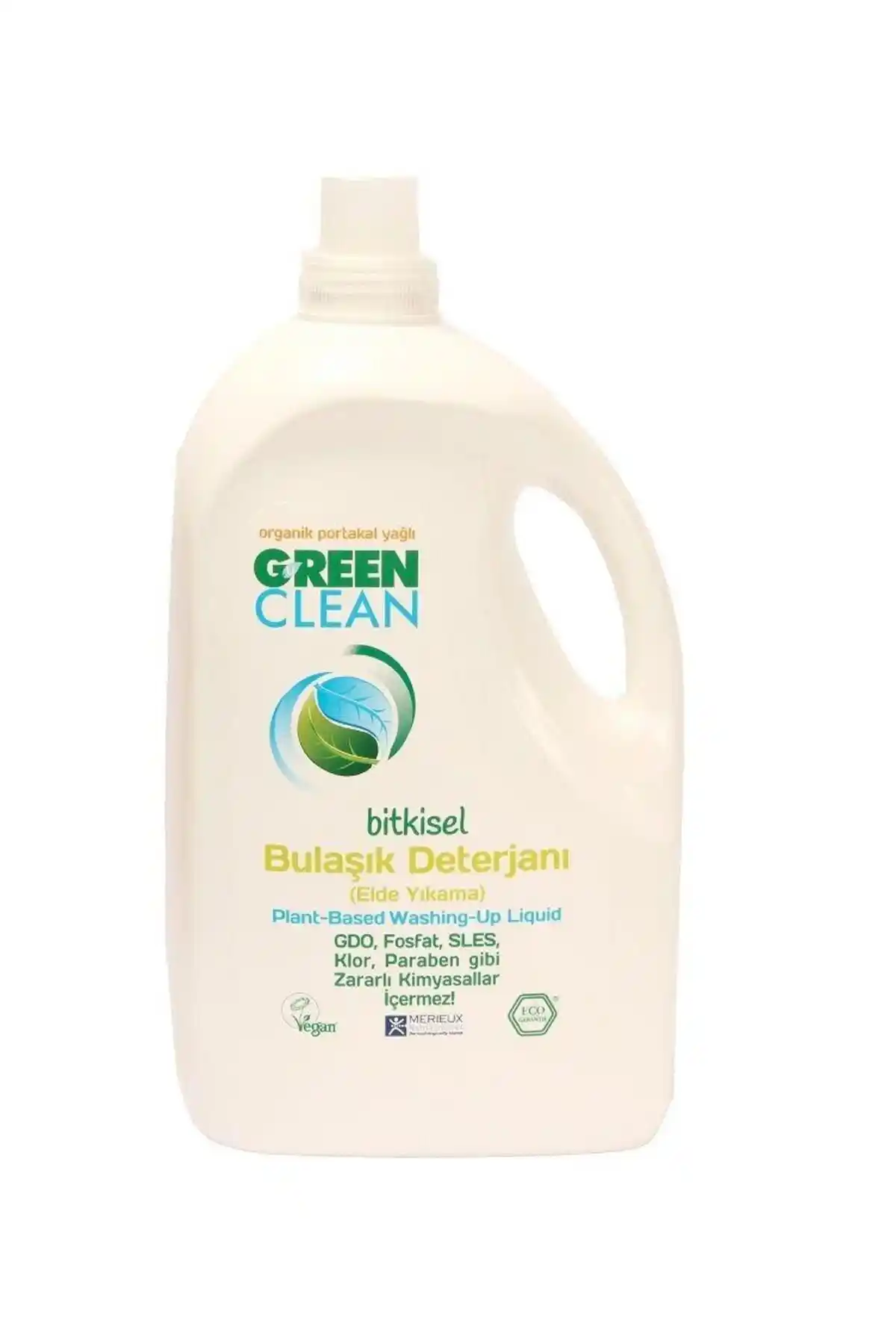 Green Clean Bitkisel Bulaşık Deterjanı Portakal Yağlı Doğa Dostu ve Çevreye Uygun Temizlik Çözümü
