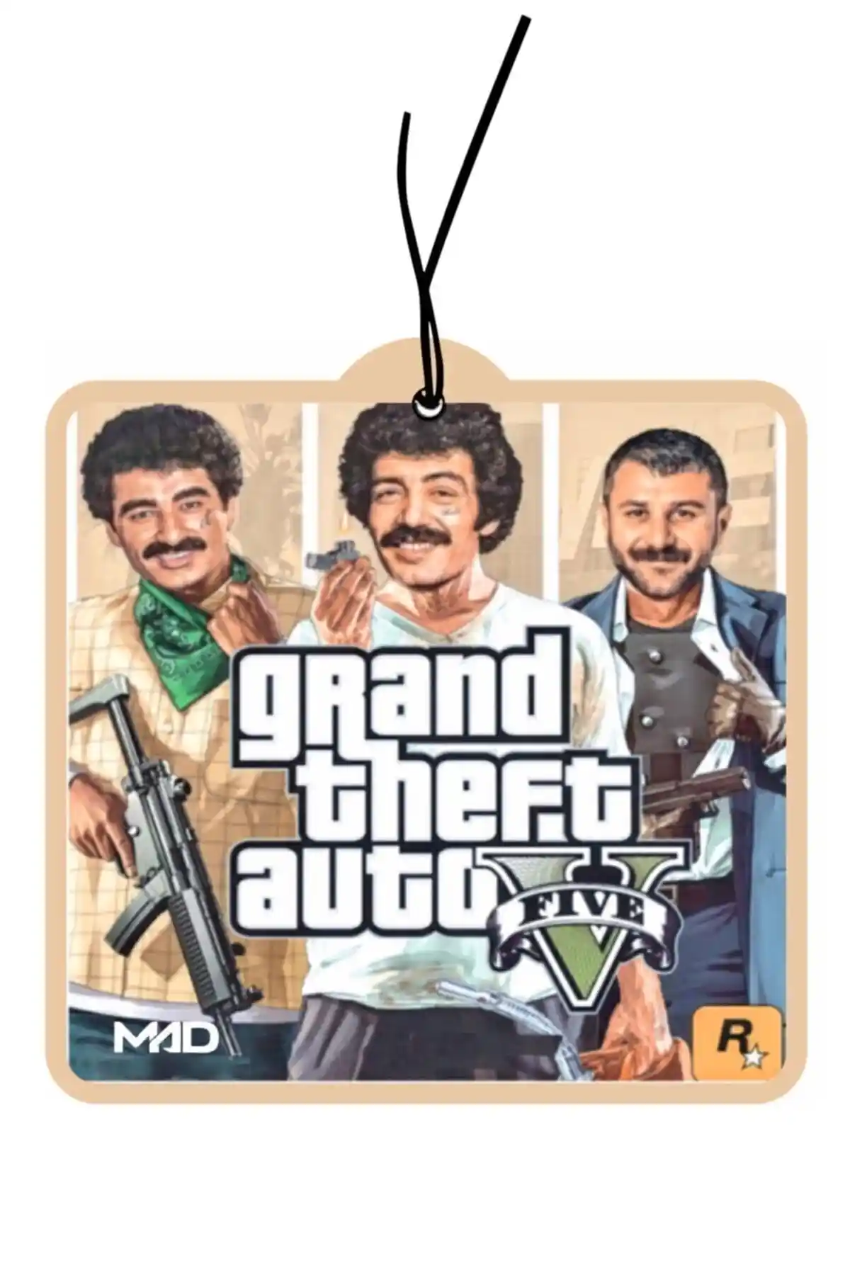 Güzel ve Kalıcı Oto Kokusu: Genel Markalar Gta 5 3 Baba Tasarımlı Dekoratif Aksesuar