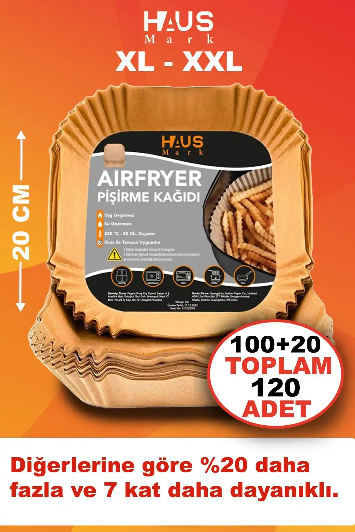 Hausmark Airfryer Pişirme Kağıdı Sağlıklı ve Pratik Pişirme Deneyimi Sunar