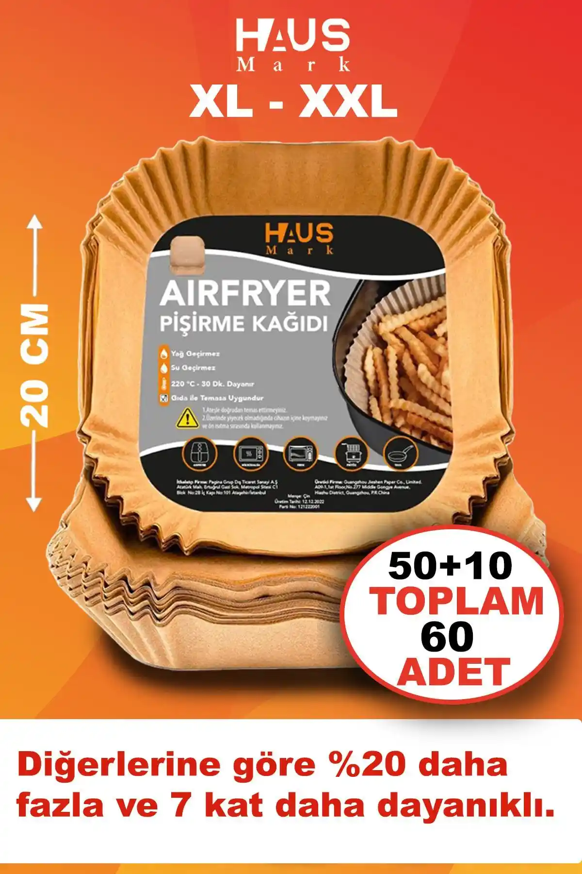 HAUSMARK ve SoyAkca Airfryer Pişirme Kağıtlarının Karşılaştırması ve Kullanım Özellikleri