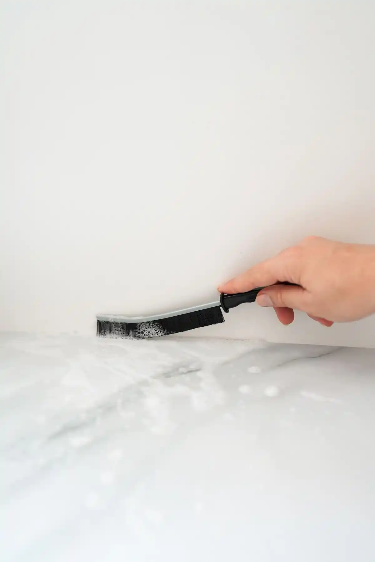 Hayveys Çok Amaçlı Uzun İnce Saplı Kıl Temizlik Fırçası Ev ve Araç Temizliği İçin