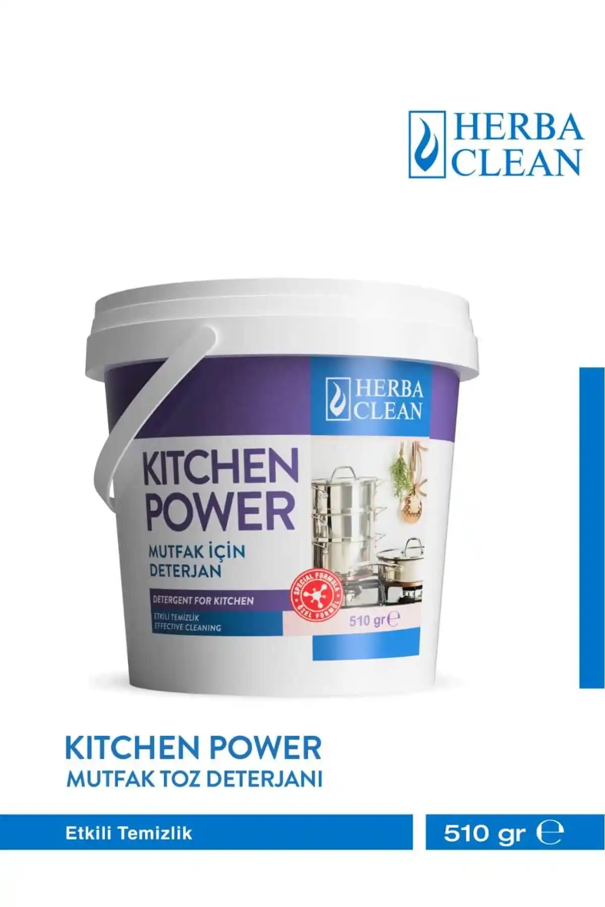 HERBACLEAN Kitchen Power Mutfak Toz Deterjan ile Etkili ve Güvenilir Temizlik Çözümü