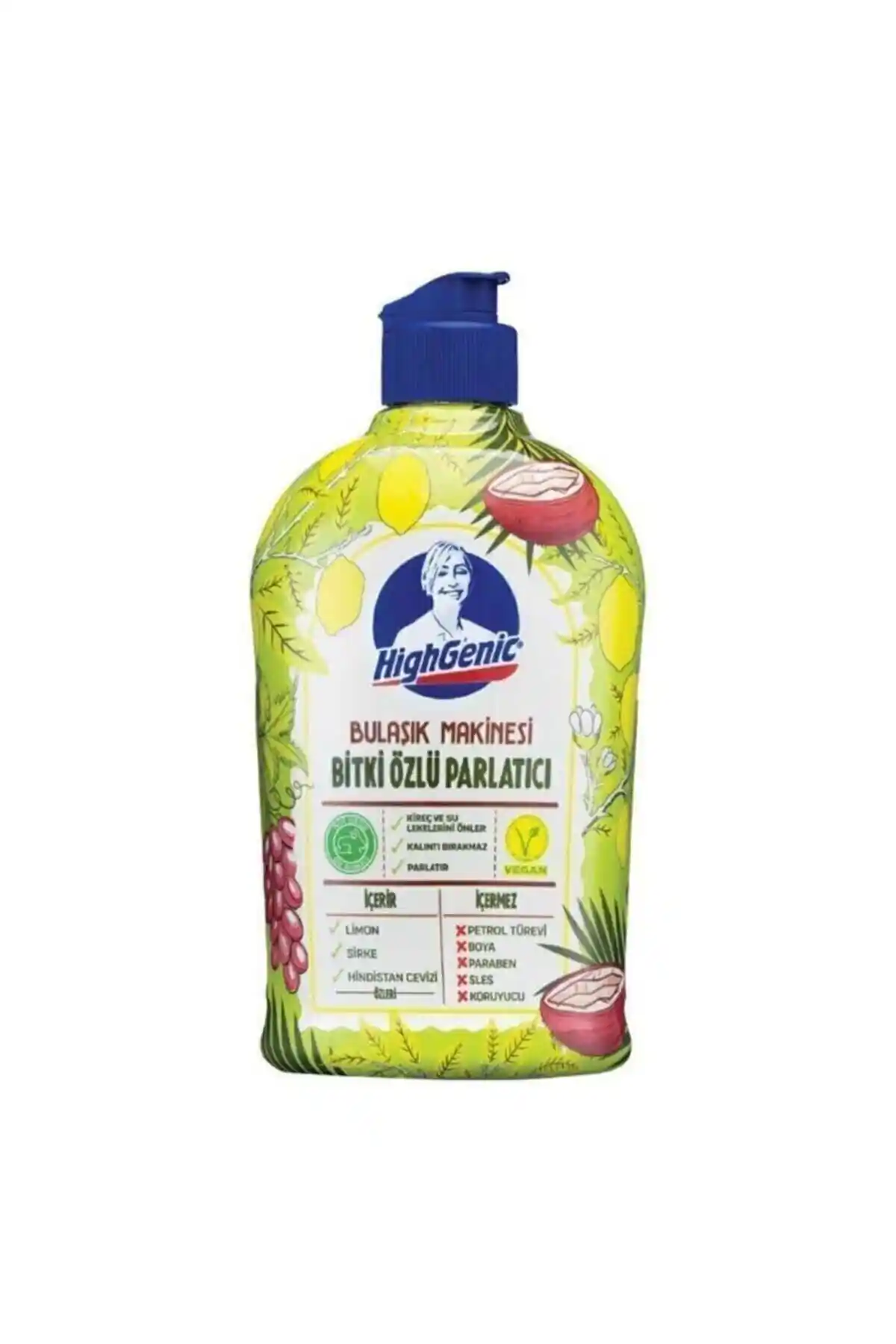 Highgenic Bitki Özlü Bulaşık Makine Parlatıcısı Doğal İçeriği ve Üstün Performansı