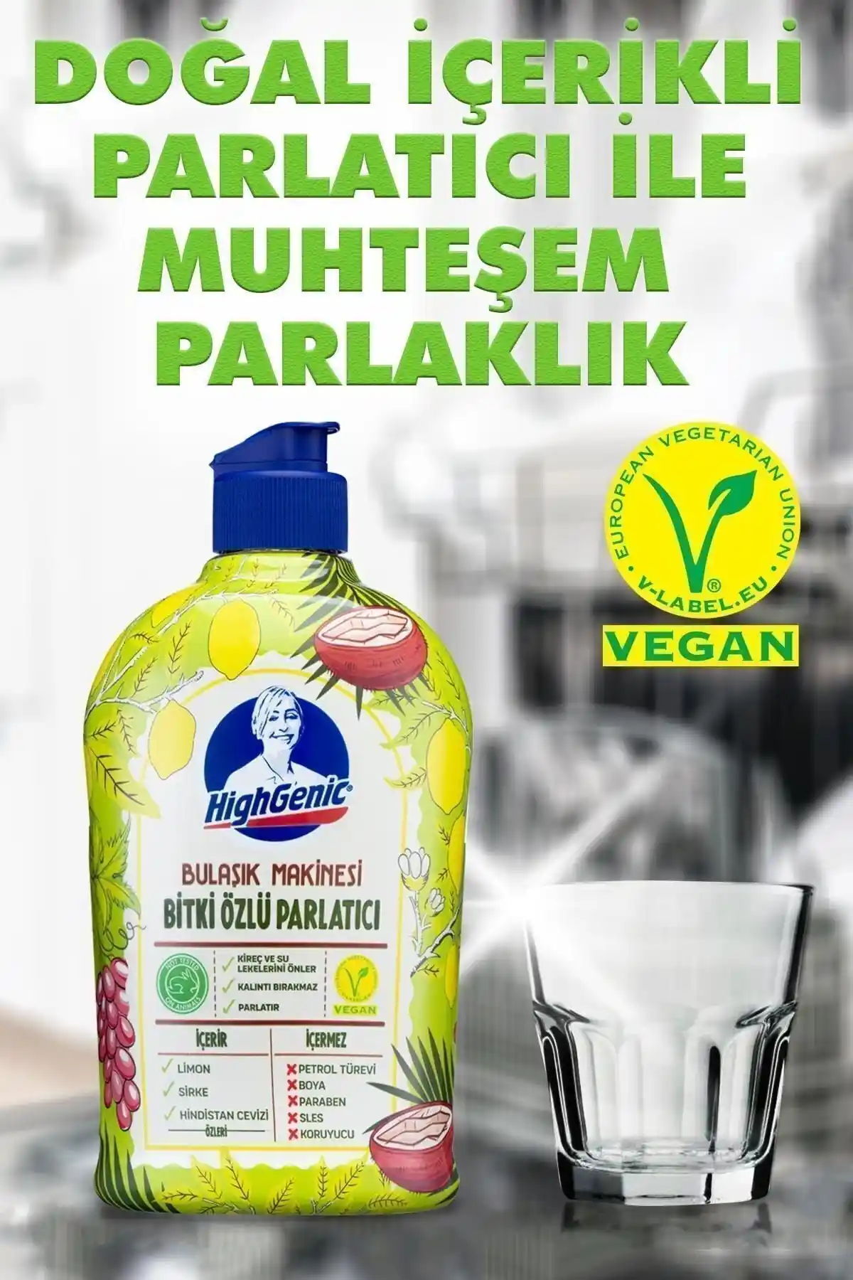 Highgenic ve Mom's Green Bitkisel Bulaşık Parlatıcı Karşılaştırması