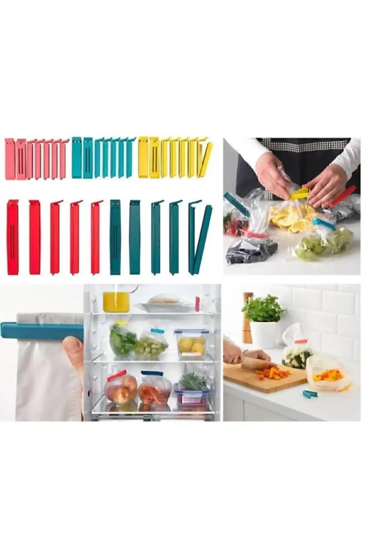 IKEA Bevara Saklama Poşeti Mandalı 26 Parça Pratik ve Dayanıklı Saklama Çözümü