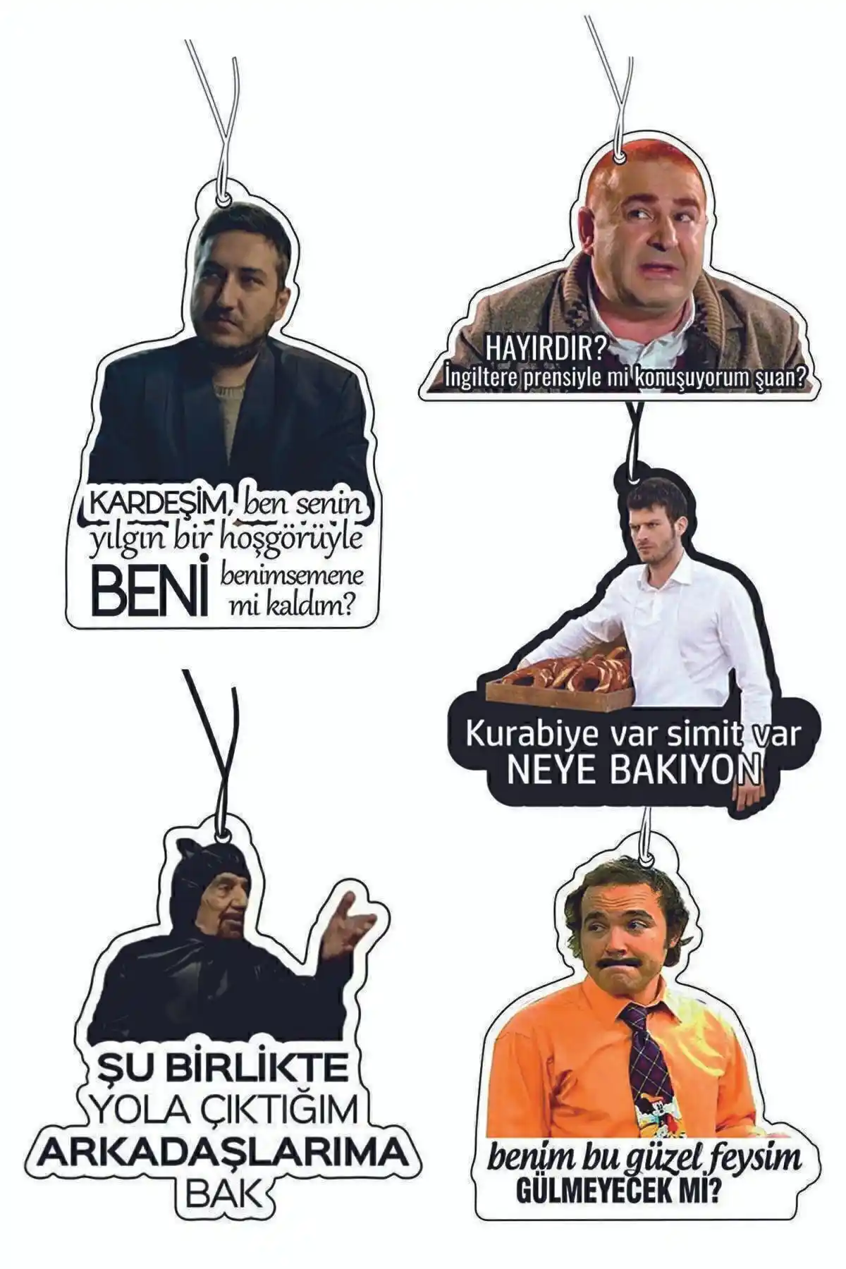 Jethızında 5'li Film Karakterleri Oto Kokuları ile Aracınıza Eğlence Katın