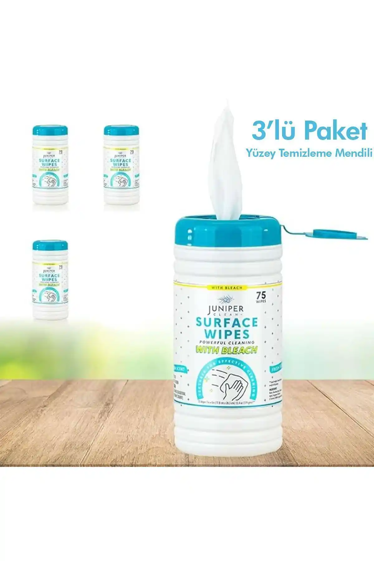 Juniper Çamaşır Sulu Yüzey Temizleme Mendili: Çok Amaçlı ve Pratik Temizlik Çözümü