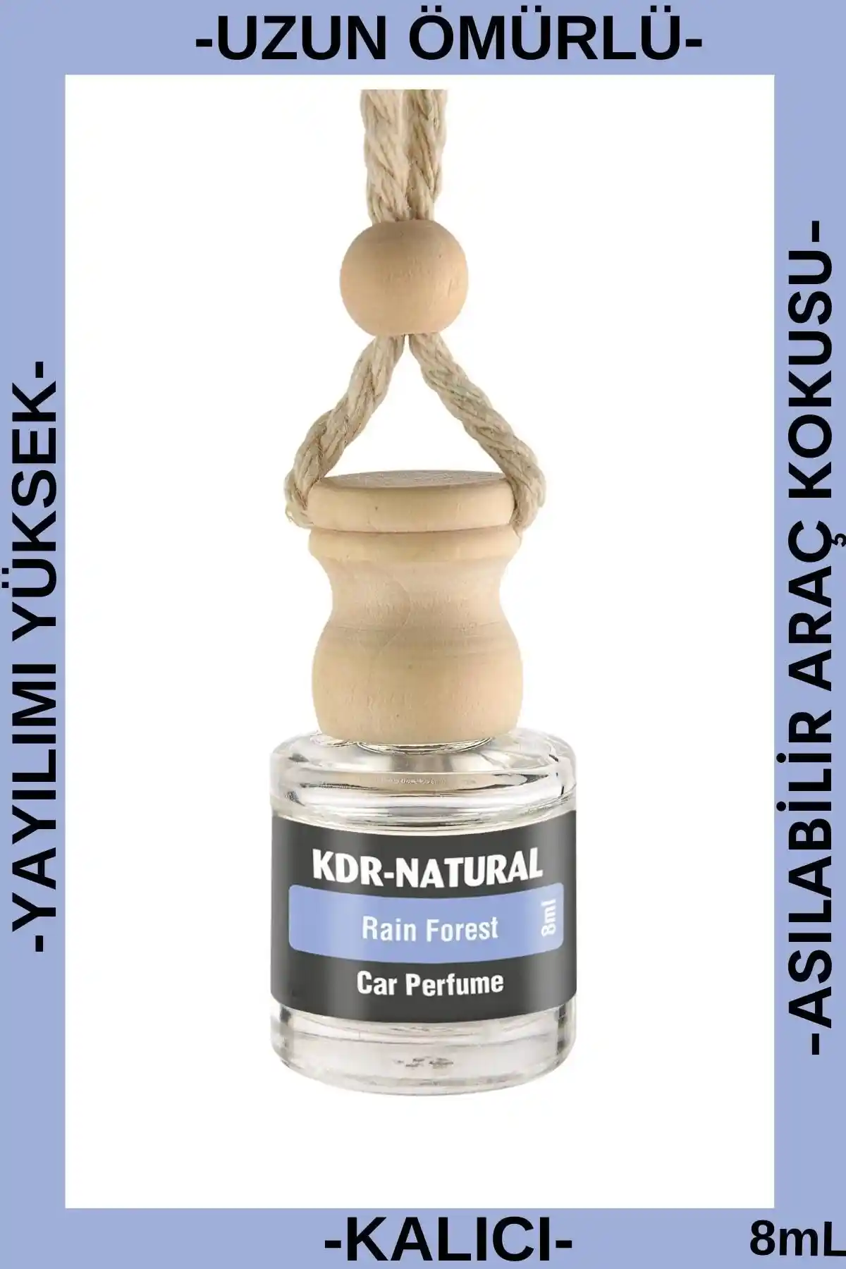 KDR Natural Yağmur Ormanları Asmalı Araç Kokusu Kalıcı ve Doğal Ferahlatıcı Koku