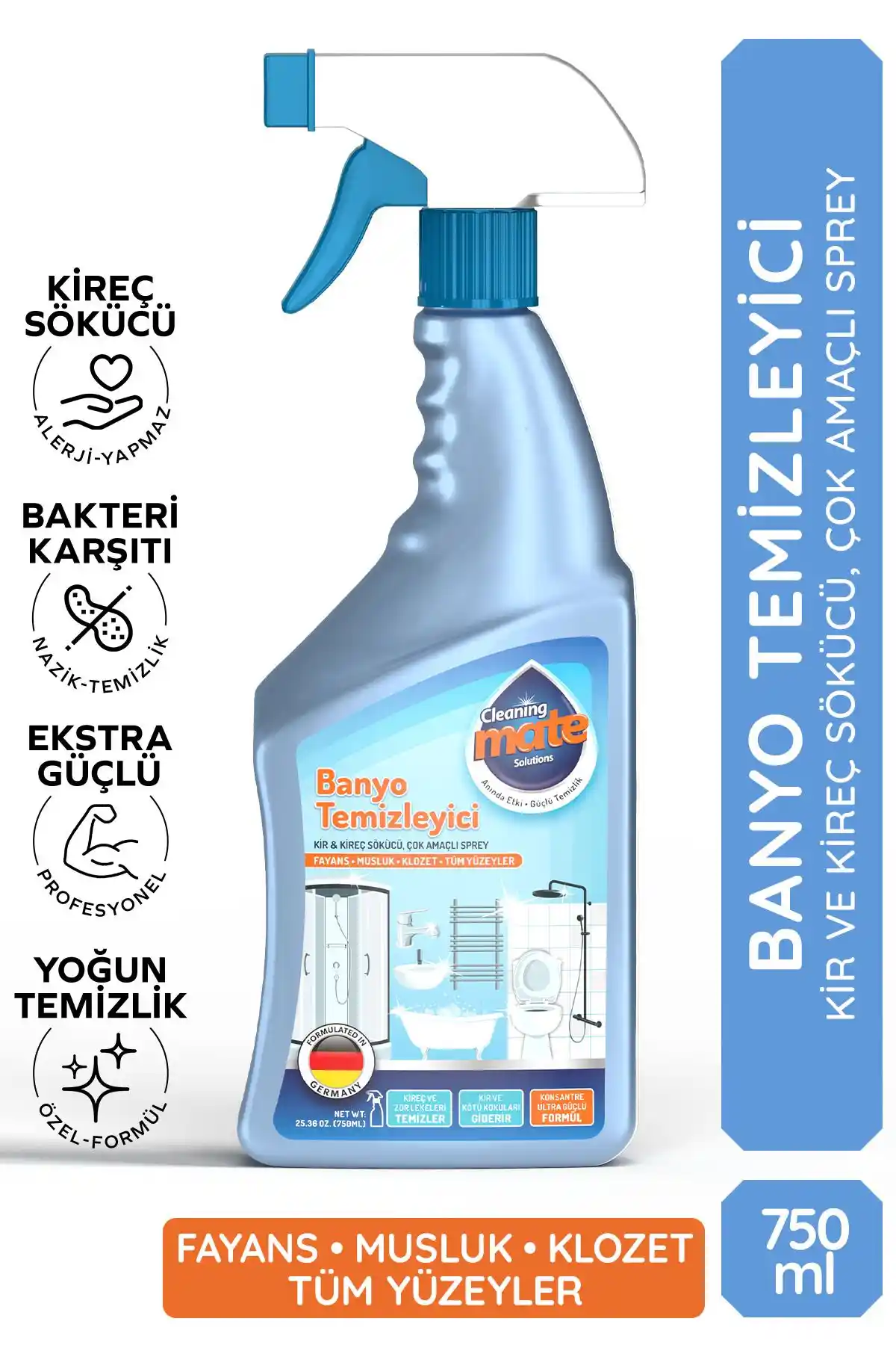 Kireç Çözücü Temizleyicileri Karşılaştırması: Cleaning Mate ve Diversey Ürünleri