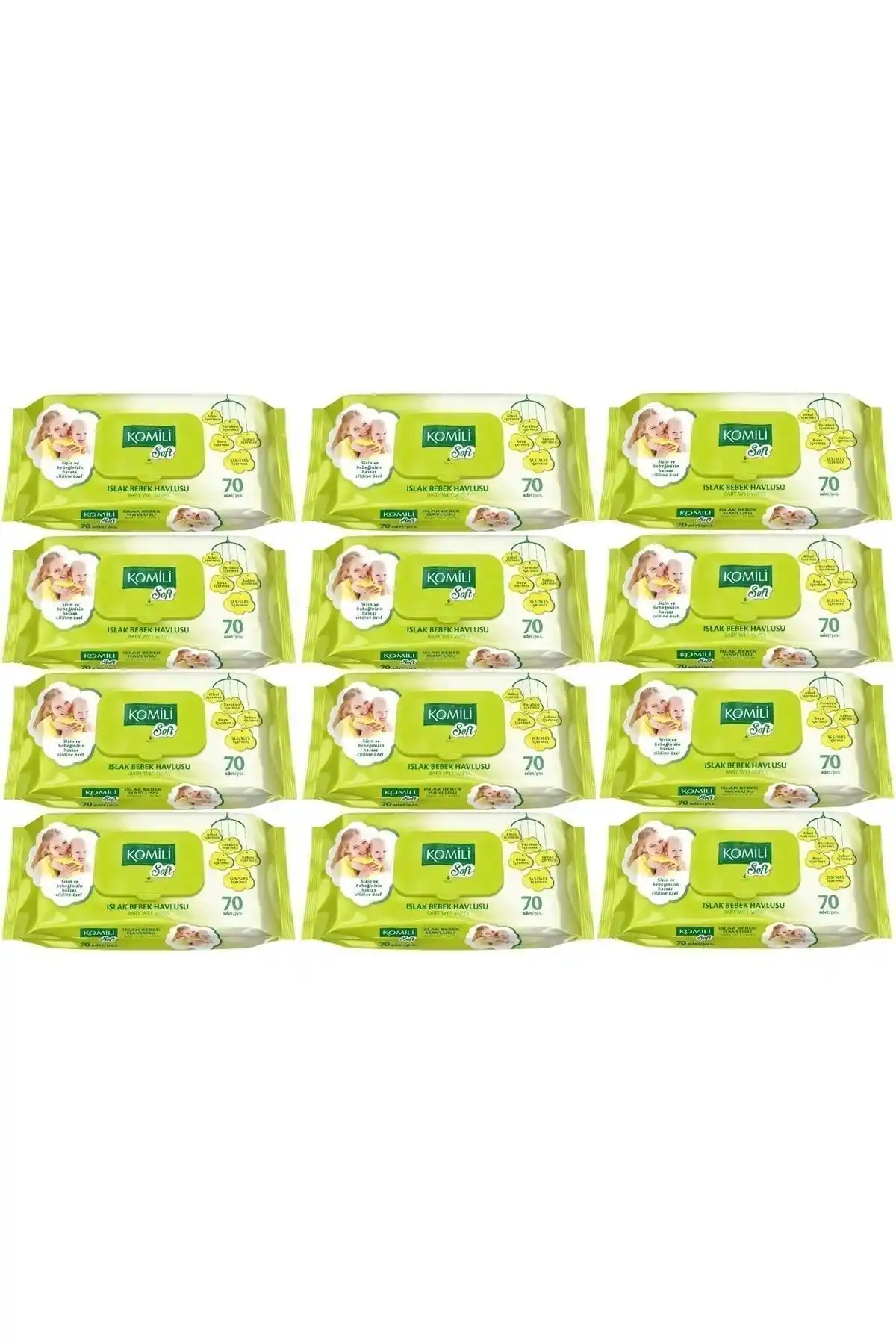 Komili Soft ve Pure Baby Organik Pamuklu Islak Havlu Karşılaştırması