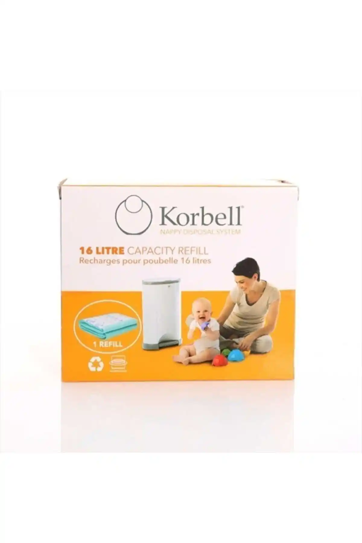 Korbell 495 Adet Bebek Bezi Çöp Poşetleri: Çevre Dostu ve Koku Kontrolü Sağlayan Pratik Çözüm