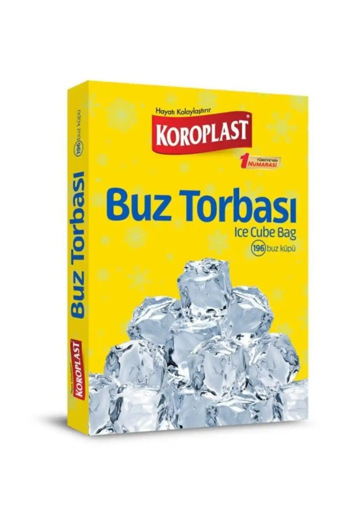Koroplast Buz Torbası 196 Adet Buz Küpü ile Pratik ve Hijyenik Soğutma Çözümü