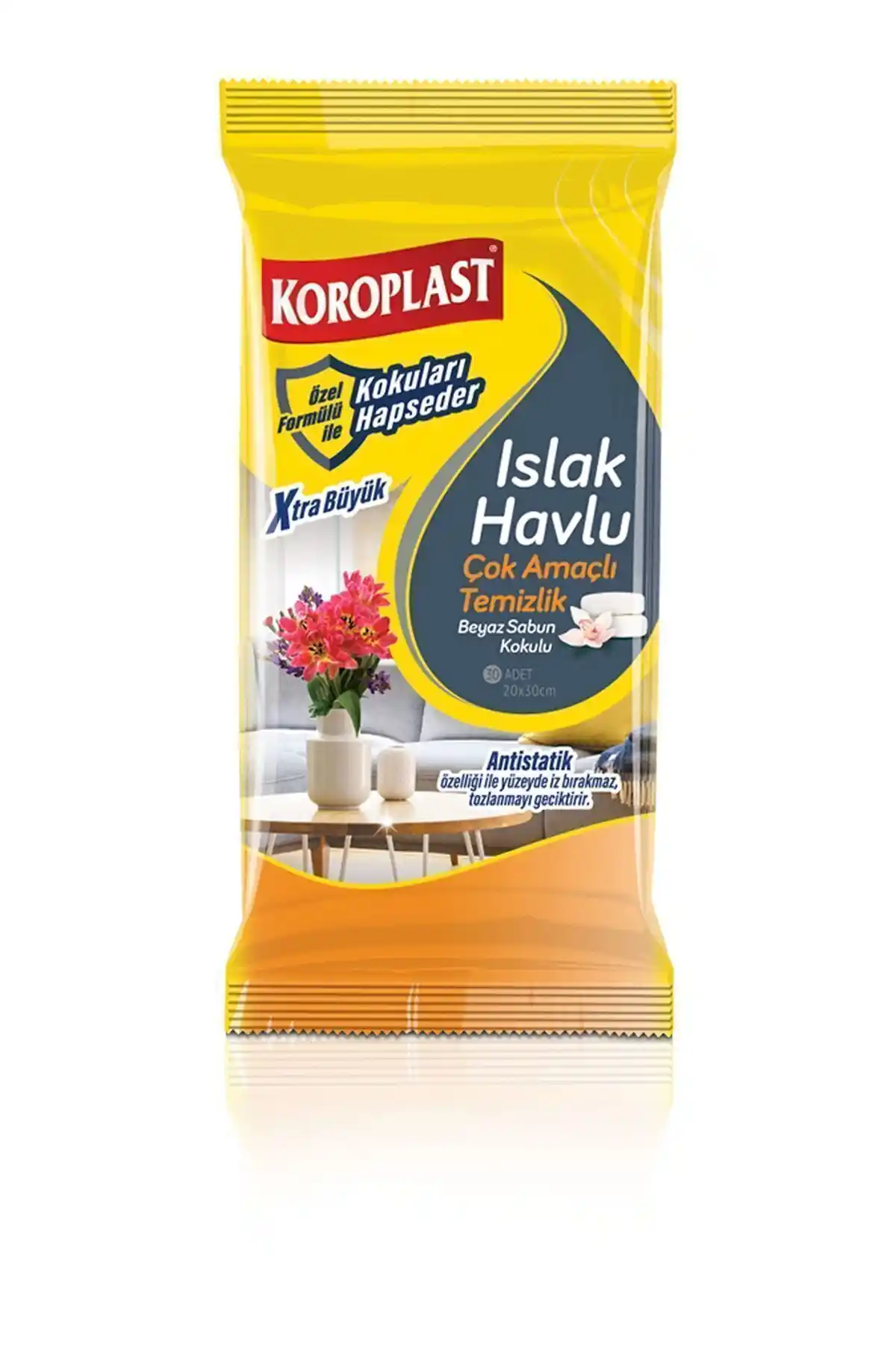 Koroplast Çok Amaçlı Temizlik Mendili: Günlük Hijyen ve Pratik Kullanım İçin Ideal Çözüm