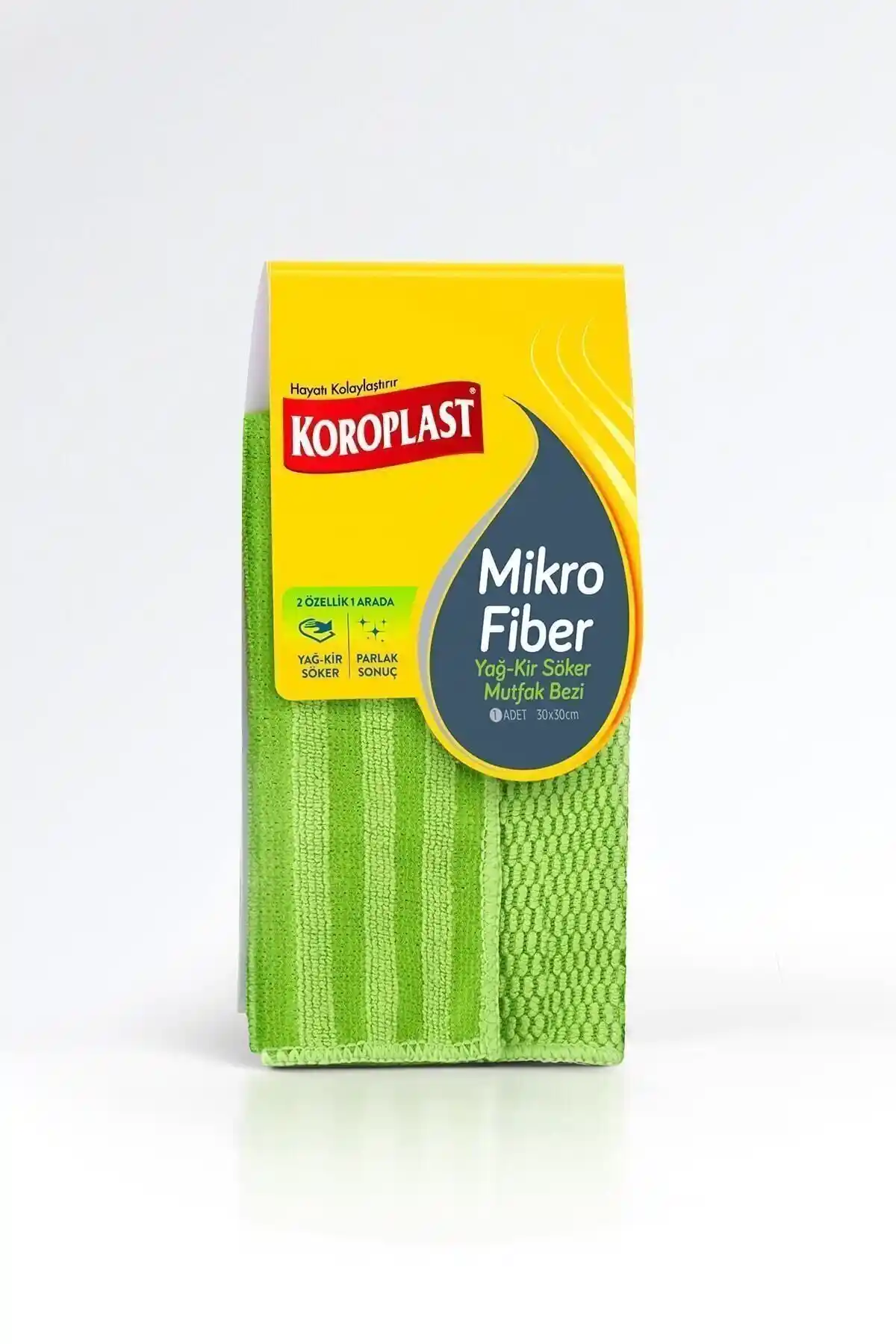 Koroplast Mikrofiber Mutfak Bezi: Çift Taraflı Yüksek Performanslı Temizlik Arkadaşı