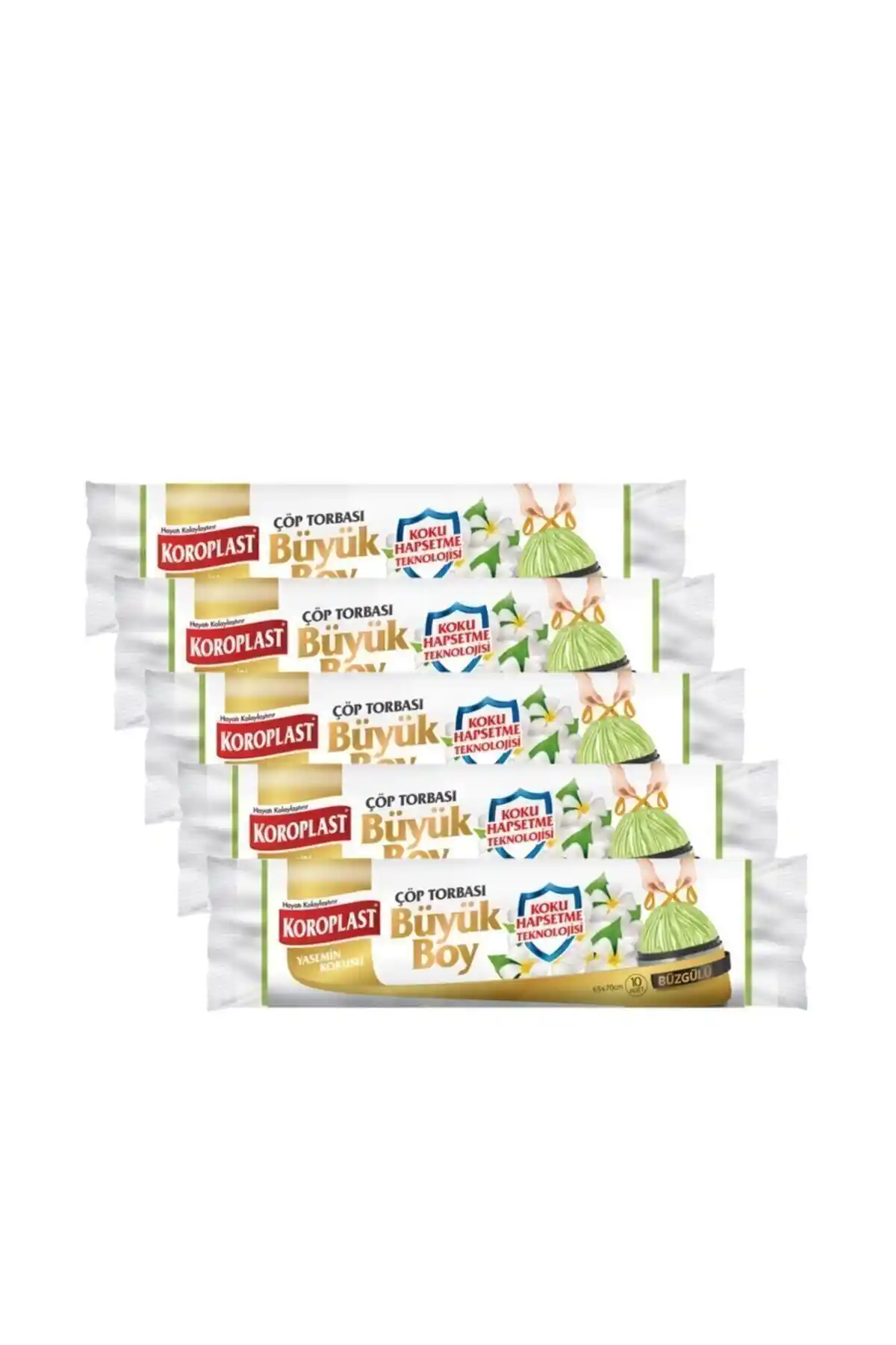 Koroplast Yasemin Kokulu Büyük Boy Çöp Torbası Pratik ve Ferah Temizlik Çözümü