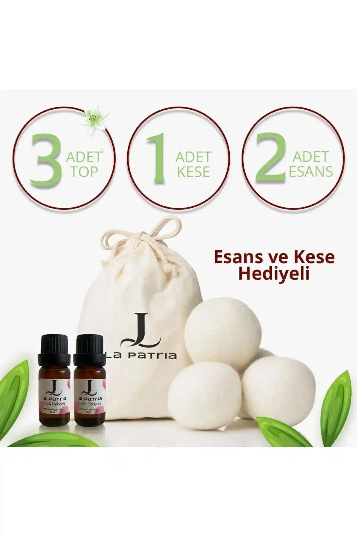 LaPatria Yün Kurutma Topu Seti: Doğal ve Etkili Çamaşır Kurutma Çözümü