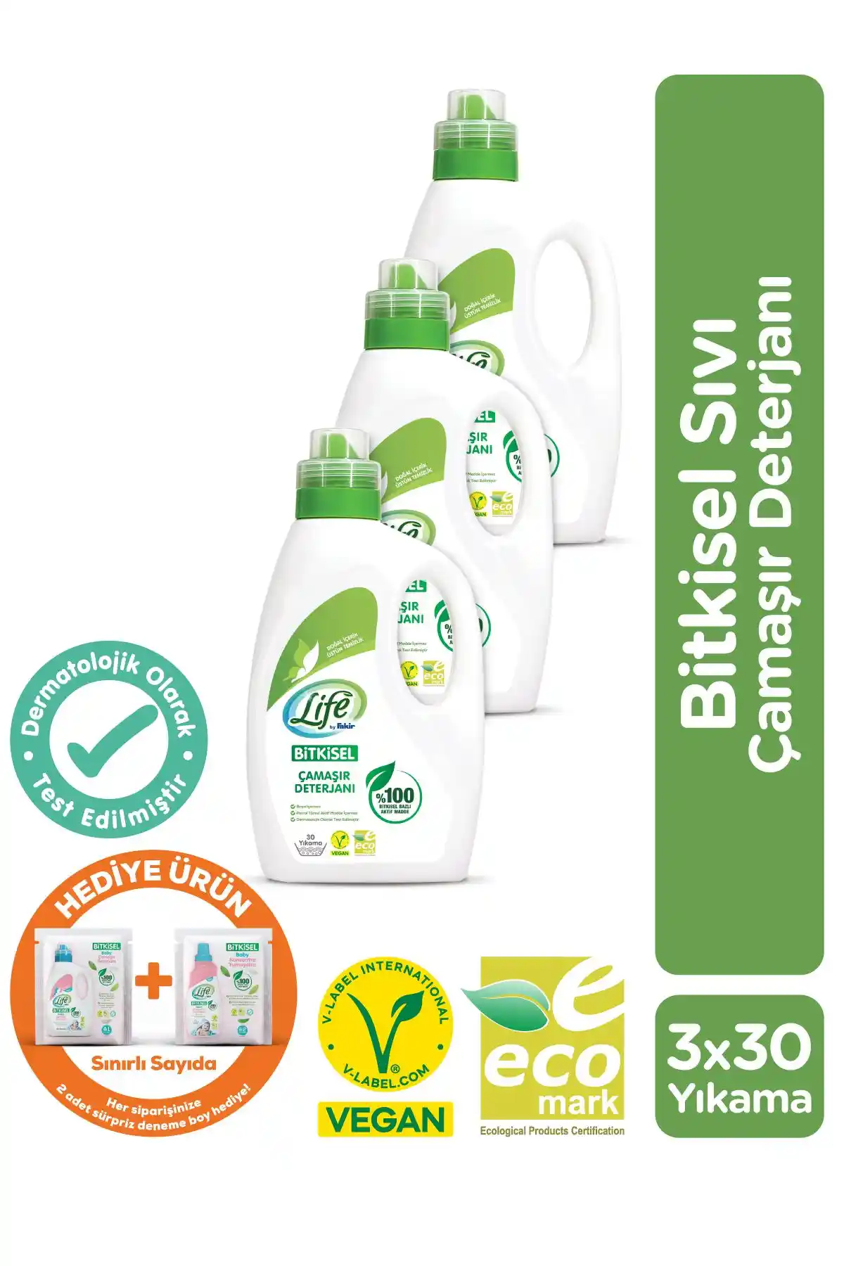 Life By Fakir ve Mom's Green Bitkisel Çamaşır Deterjanları Karşılaştırması