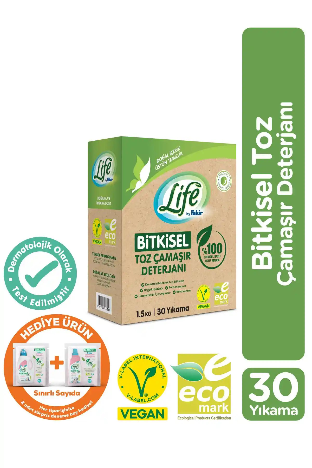 Life By Fakir Vegan Doğal Çamaşır Deterjanı: Çevre Dostu ve Hassas Temizlik Çözümü