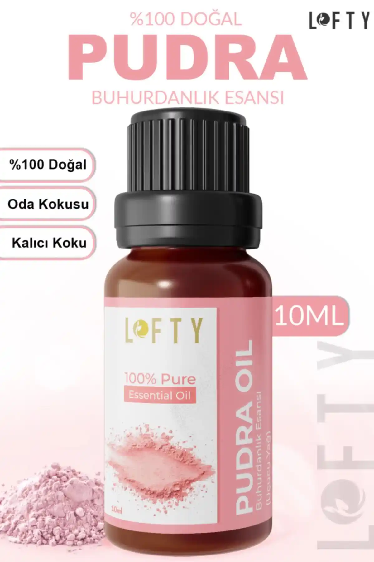 Lofty Pudra Uçucu Yağ Buhurdanlık Esansı: Doğal ve Ferahlatıcı Atmosfer İçin Mükemmel Seçenek