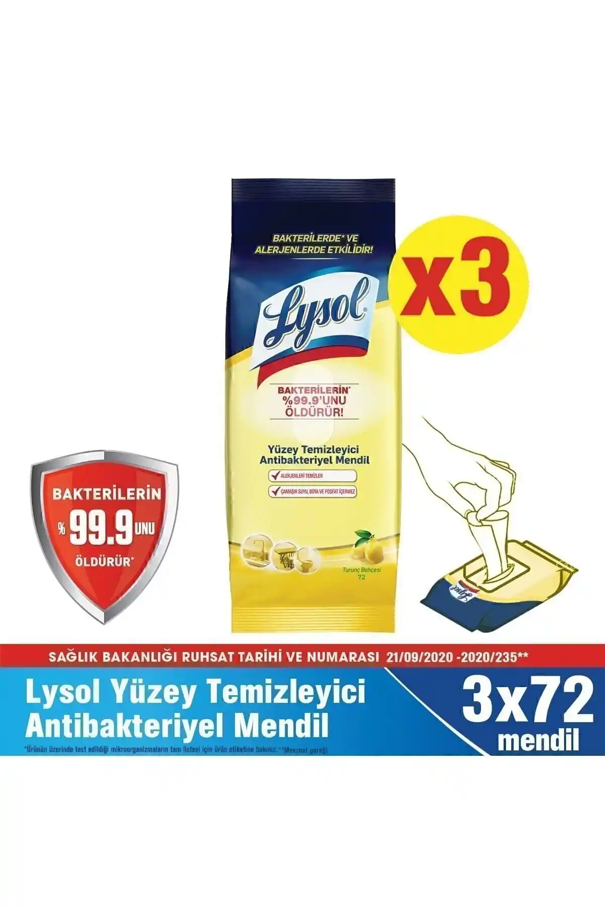 Lysol Yüzey Temizleyici Islak Mendil: Çok Yönlü ve Güvenilir Hijyen Ürünü