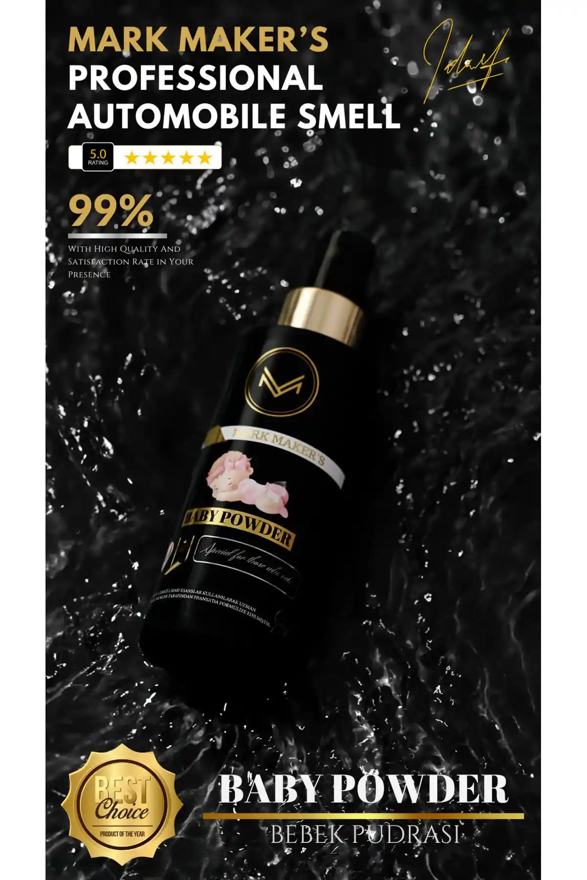 MARK MAKER'S Bebek Pudrası ve Orman Krallığı Otomobil Parfümleri Karşılaştırması