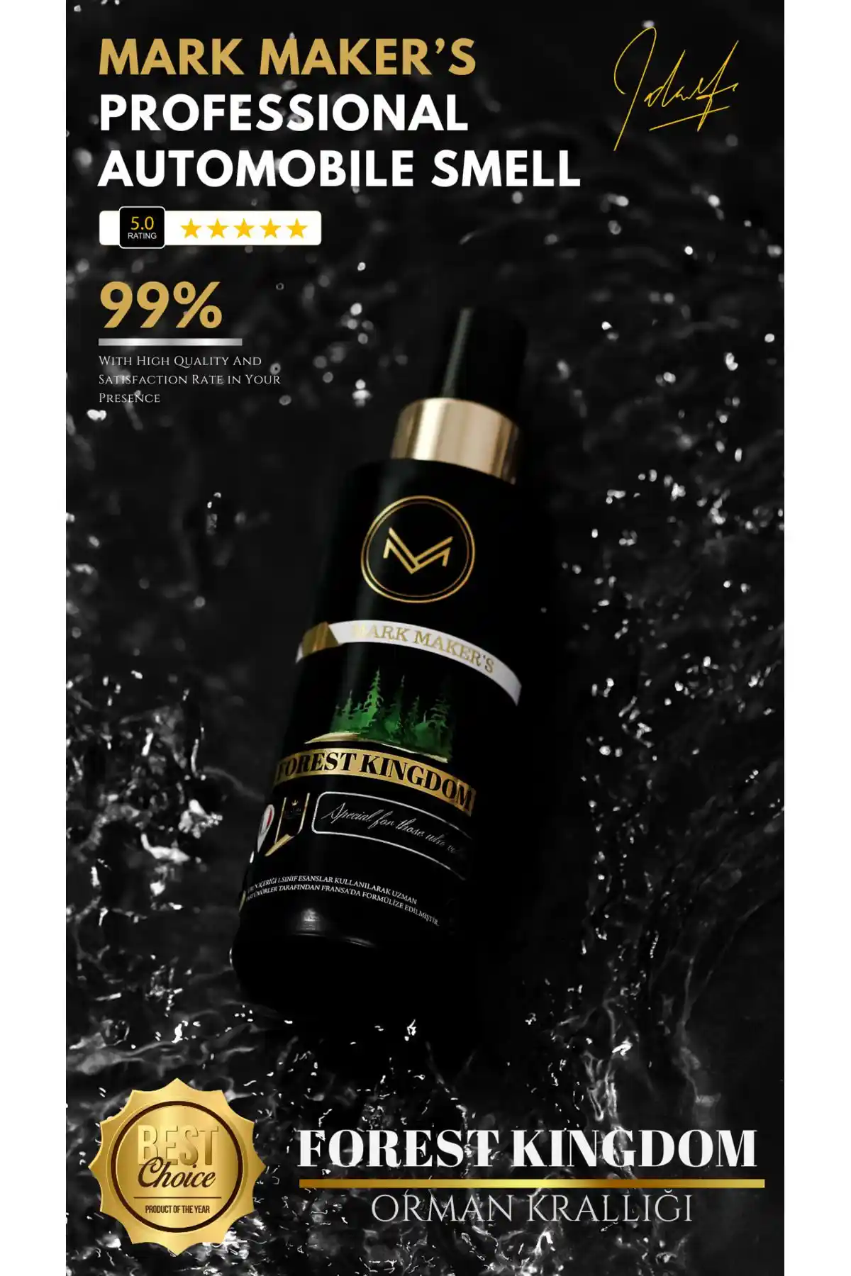 MARK MAKER'S Otomobil Kokuları Karşılaştırması: Orman Krallığı ve Şeftali&Tarçın