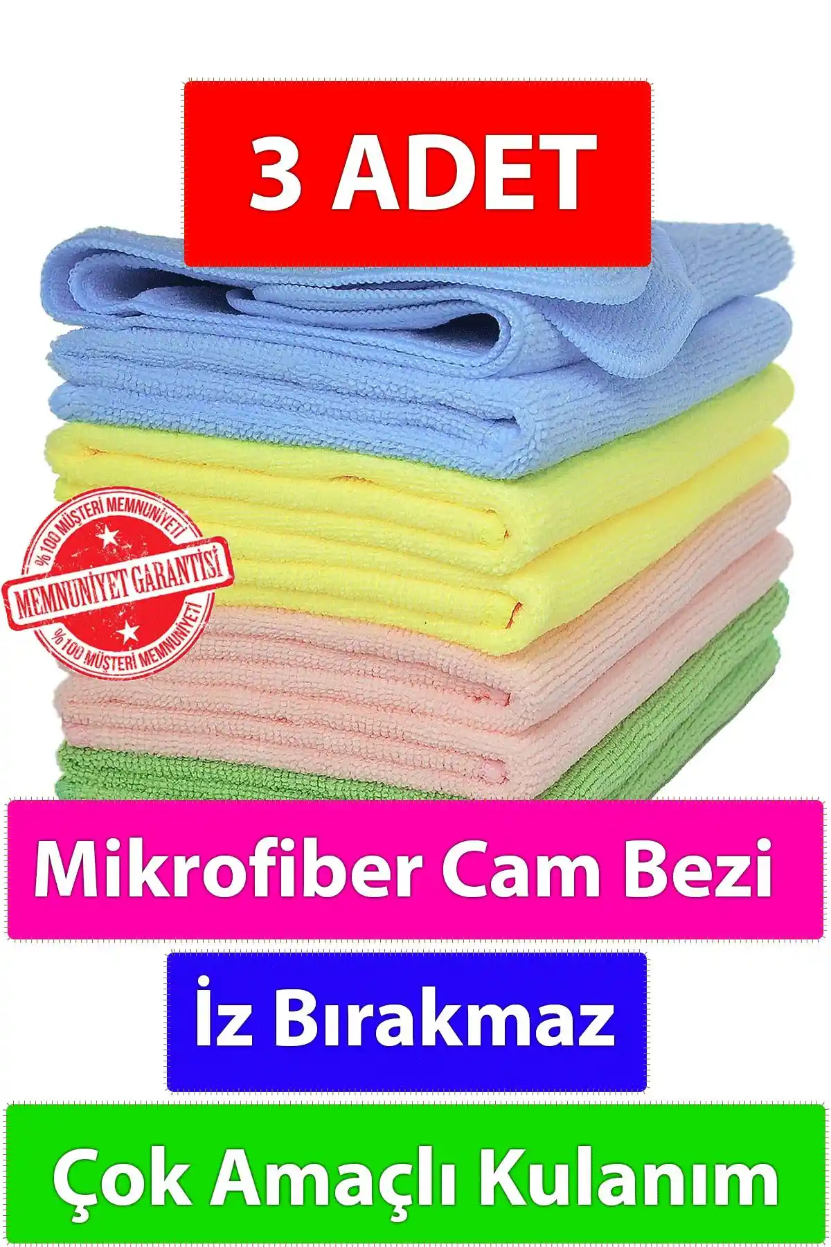 MaxClean İz Bırakmayan Hassas Doku Mikrofiber Cam Bezi ile Temizlikte Yeni Dönem