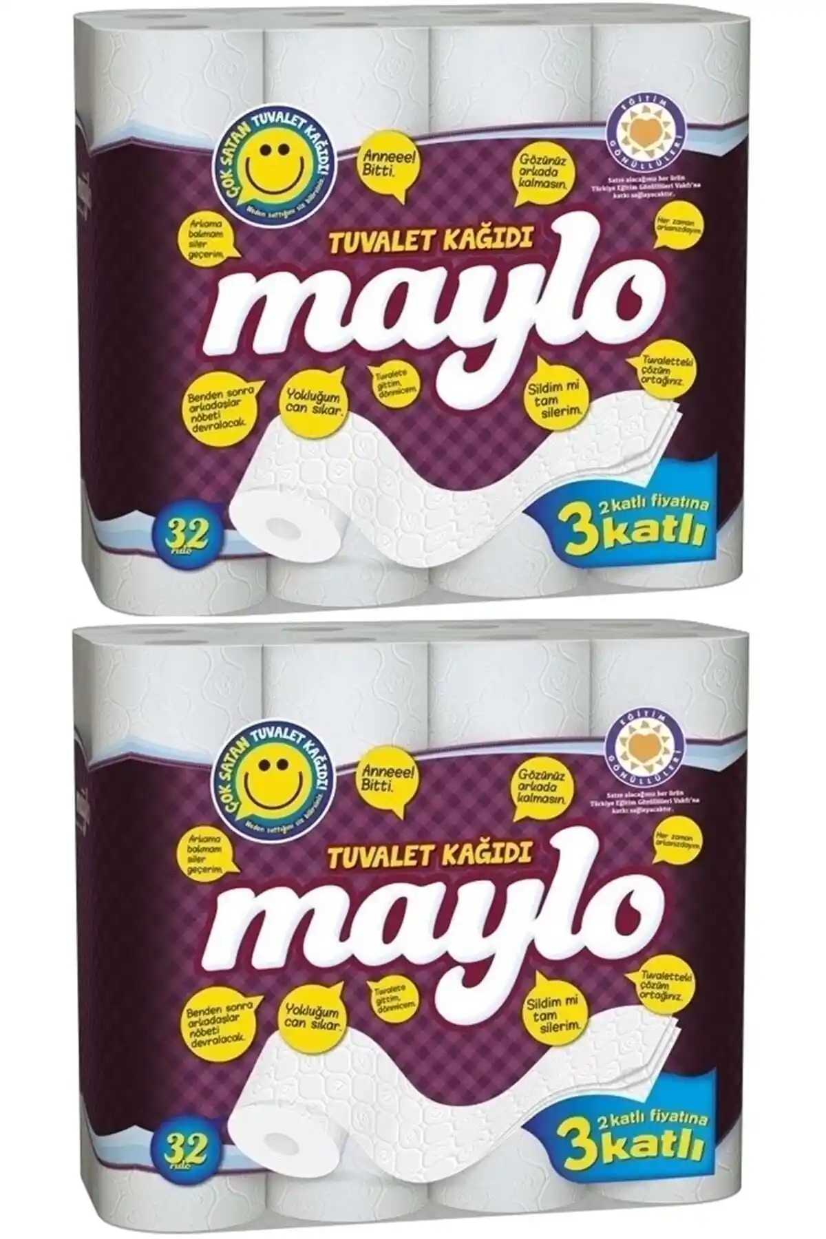 Maylo Süper 3 Katlı Tuvalet Kağıdı: Yüksek Kalite ve Konfor Sunan Hijyen Ürünü