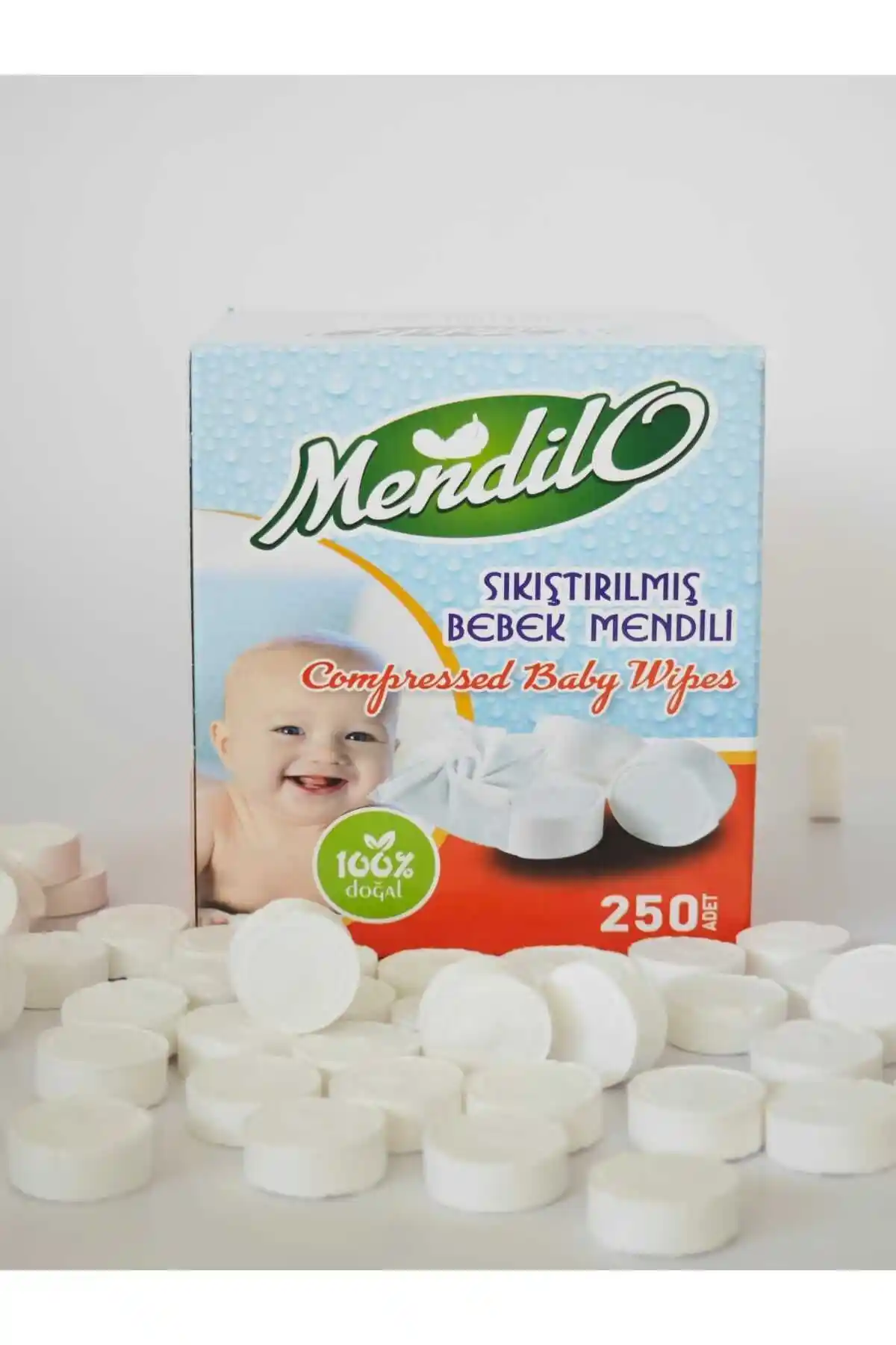 Mendilo Sıkıştırılmış Bebek Mendili: Doğal ve Güvenli Temizlik Çözümü