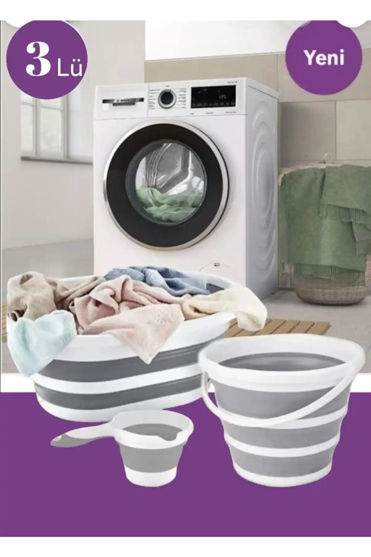 Miami Home Çok Amaçlı 3'lü Set ile Evde Alan Tasarrufu ve Pratiklik Sağlama