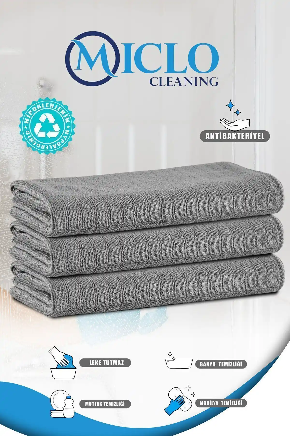 MICLO CLEANING Mikrofiber Bezi Karşılaştırması: Mutfak ve Banyo Temizliğinde Uygun Seçenekler