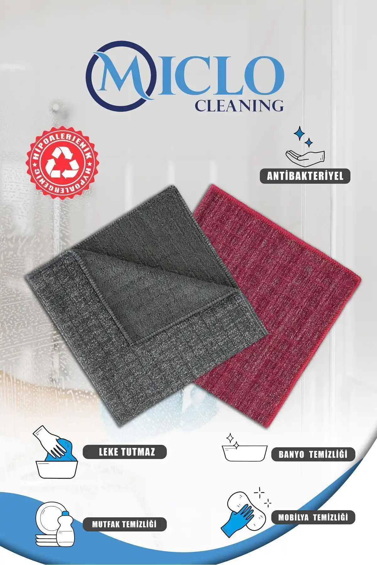 MICLO CLEANING Ovalama ve Mikrofiber Temizlik Bezleri Karşılaştırması