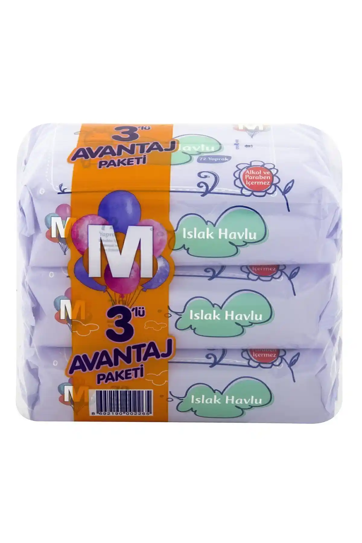 Migros Islak Havlu 3x72'li: Hijyen ve Konfor Sunan Temizlik Çözümü