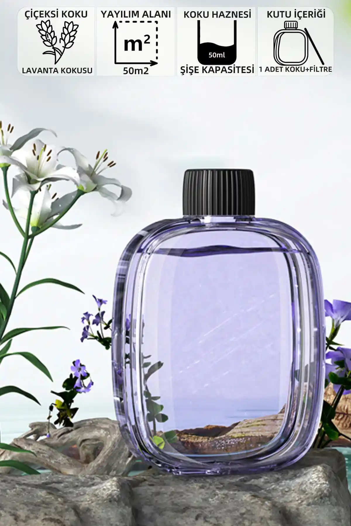 Mio Smell 2x Aromaterapi Oda Kokusu Lavanta Esintisiyle Ferahlık Sağlar