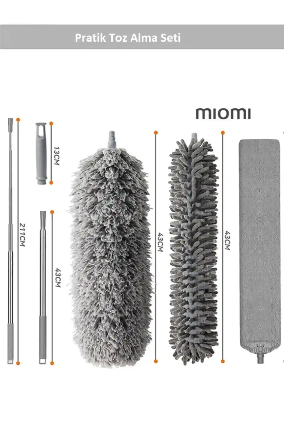 Miomi Teleskopik Mikrofiber ve Molto Mikrofiber Toz Alma Fırçası Karşılaştırması