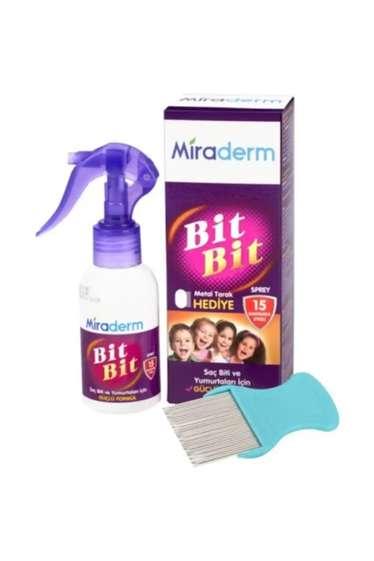 Miraderm Bit Bit Sprey 100 ml: Etkili ve Pratik Bit ve Sirke Giderici Çözüm