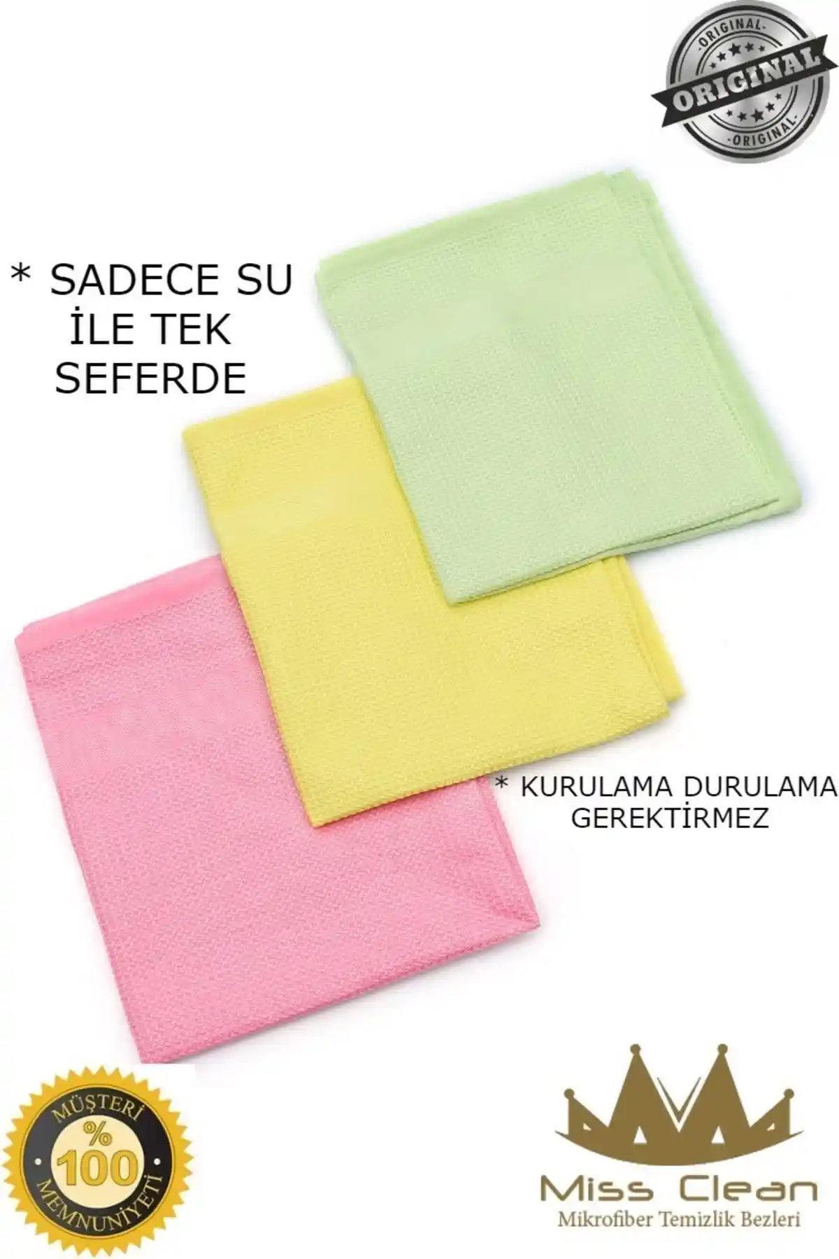 MissClean Cam Bezi ve Mikrofiber Temizlik Bezi Seti Karşılaştırması