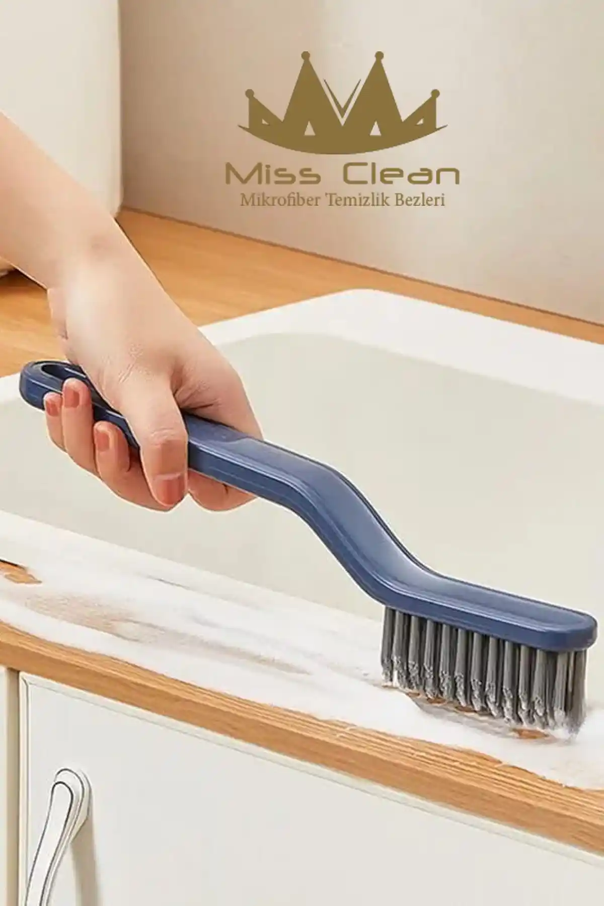 MissClean Çok Yönlü Temizlik Fırçası Derzler, Zeminler ve Fayanslar İçin Uygun
