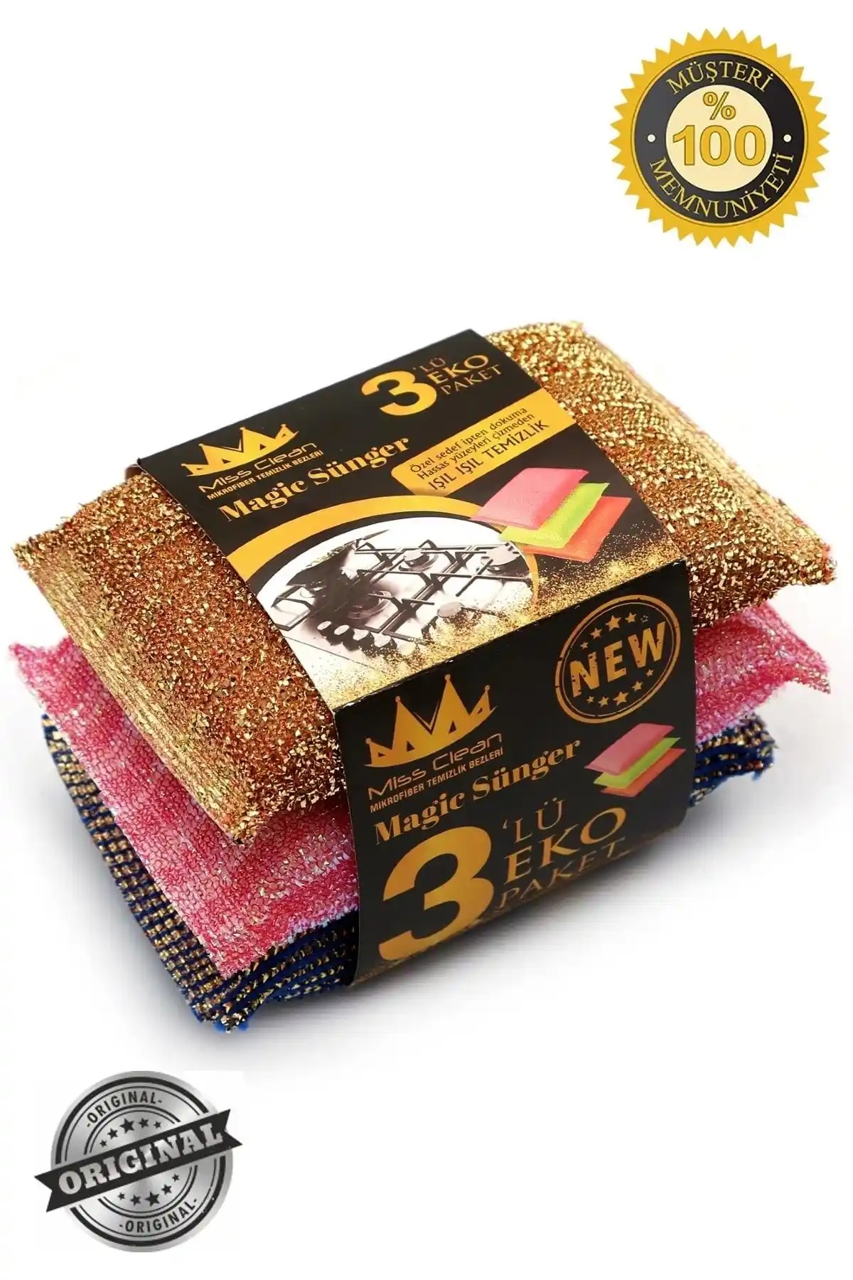 MissClean Sihirli Bulaşık Süngeri ile Pratik ve Etkili Mutfak Temizliği