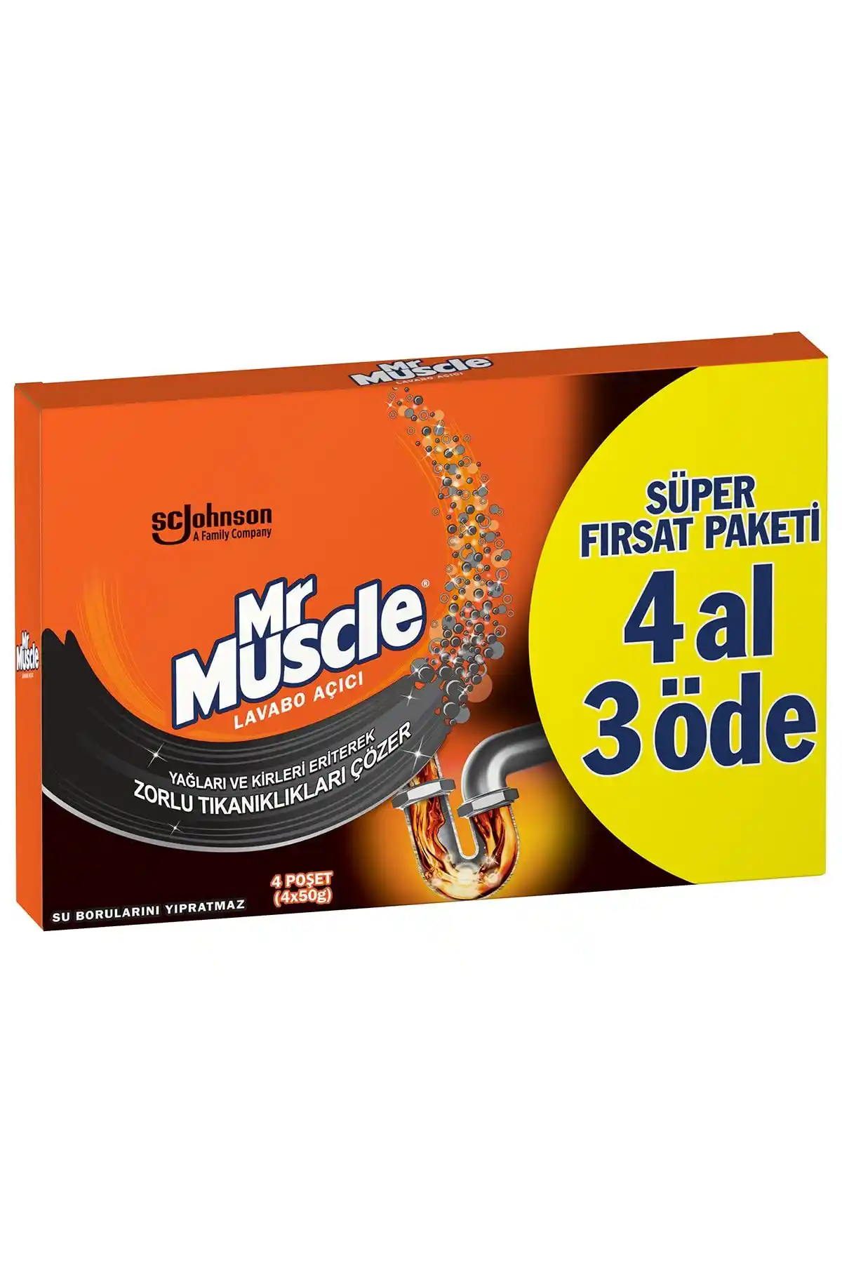 Mr. Muscle Granül Lavabo Açıcı: Güçlü ve Hızlı Tıkanıklık Çözüm Ürünü