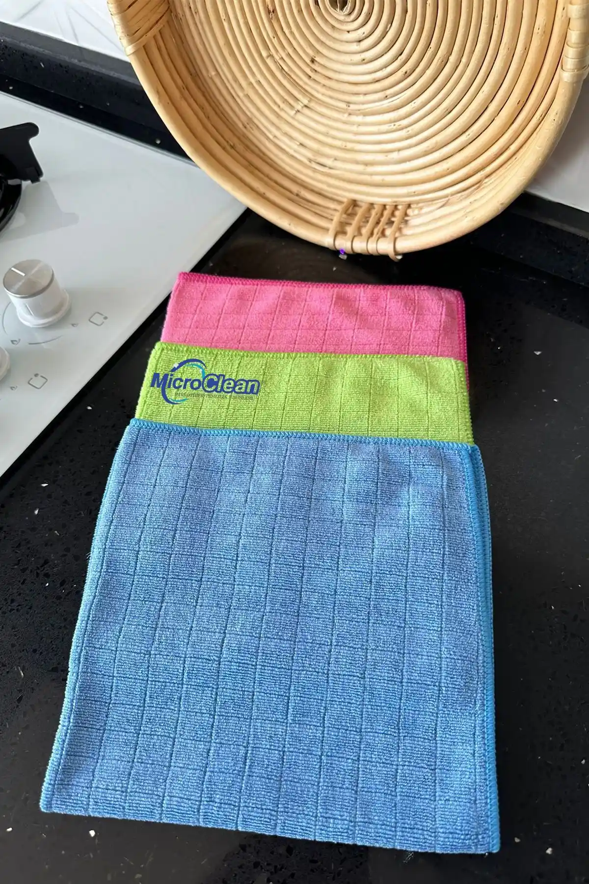 Mutfak Hijyeni İçin Yüksek Performanslı Mikrofiber Temizlik Bezleri