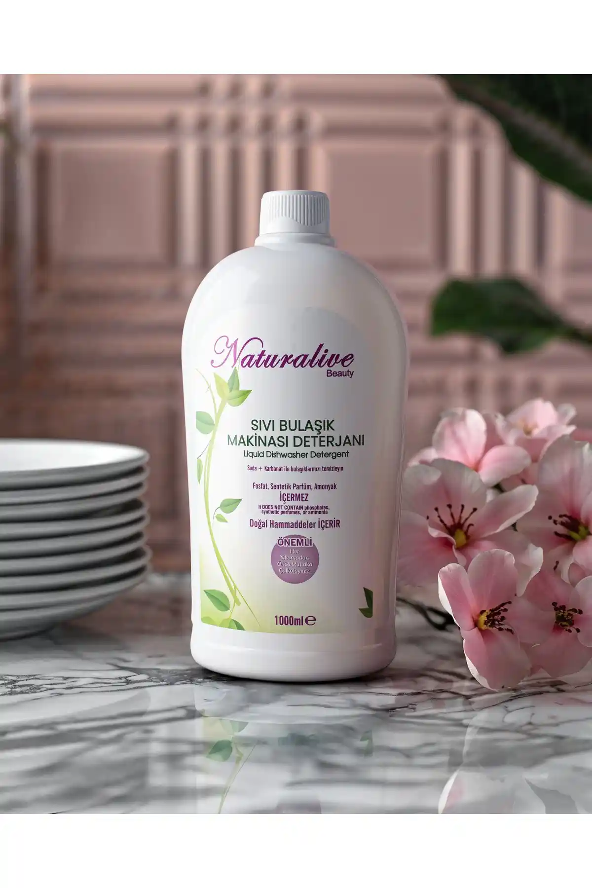 Naturalive Doğal Sıvı Bulaşık Makinesi Deterjanı: Çevre Dostu ve Hassas Ciltler İçin Güvenli Temizlik