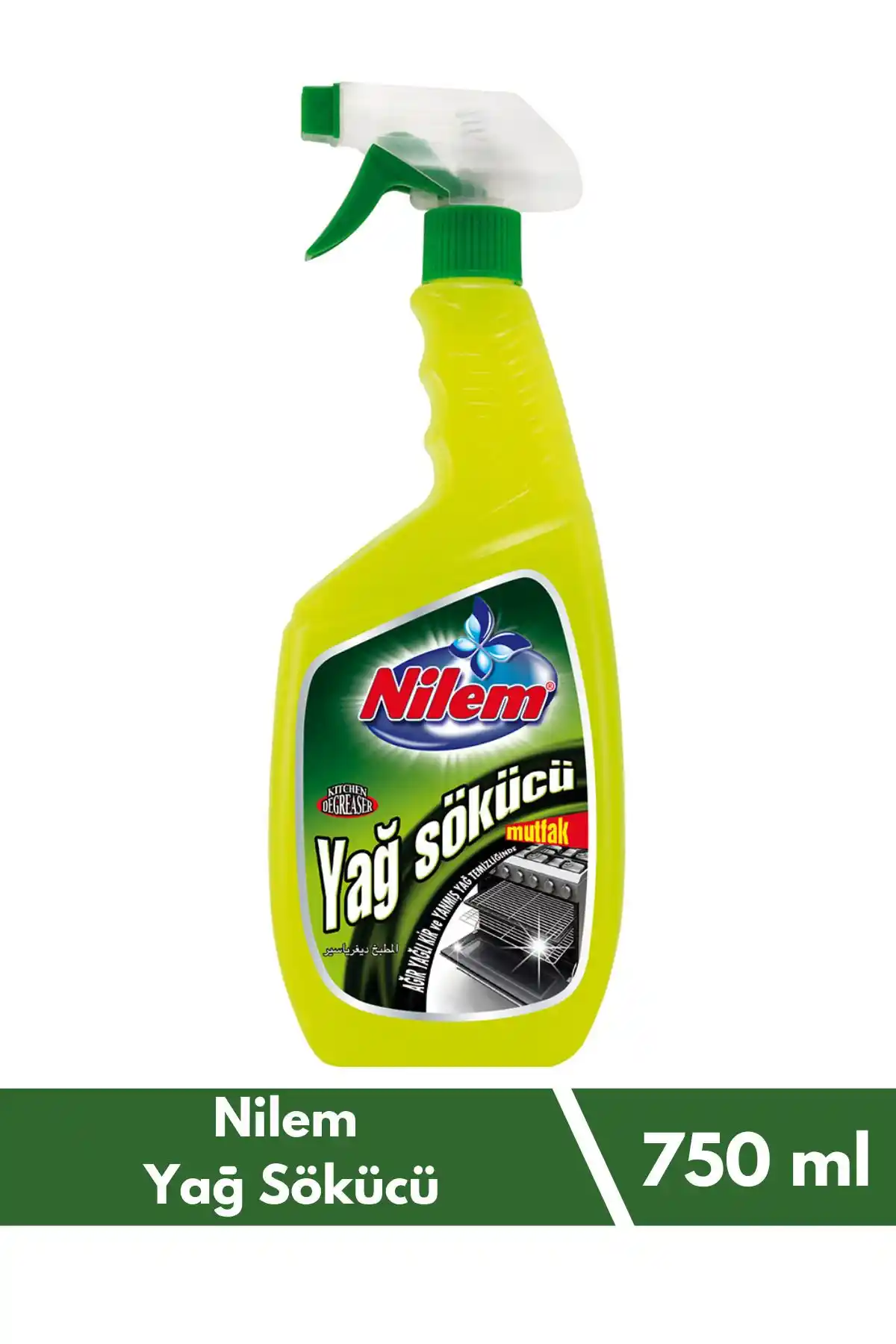Nilem Yağ Sökücü 750 ml Güçlü ve Etkili Yağ ve Kir Temizleme Ürünü